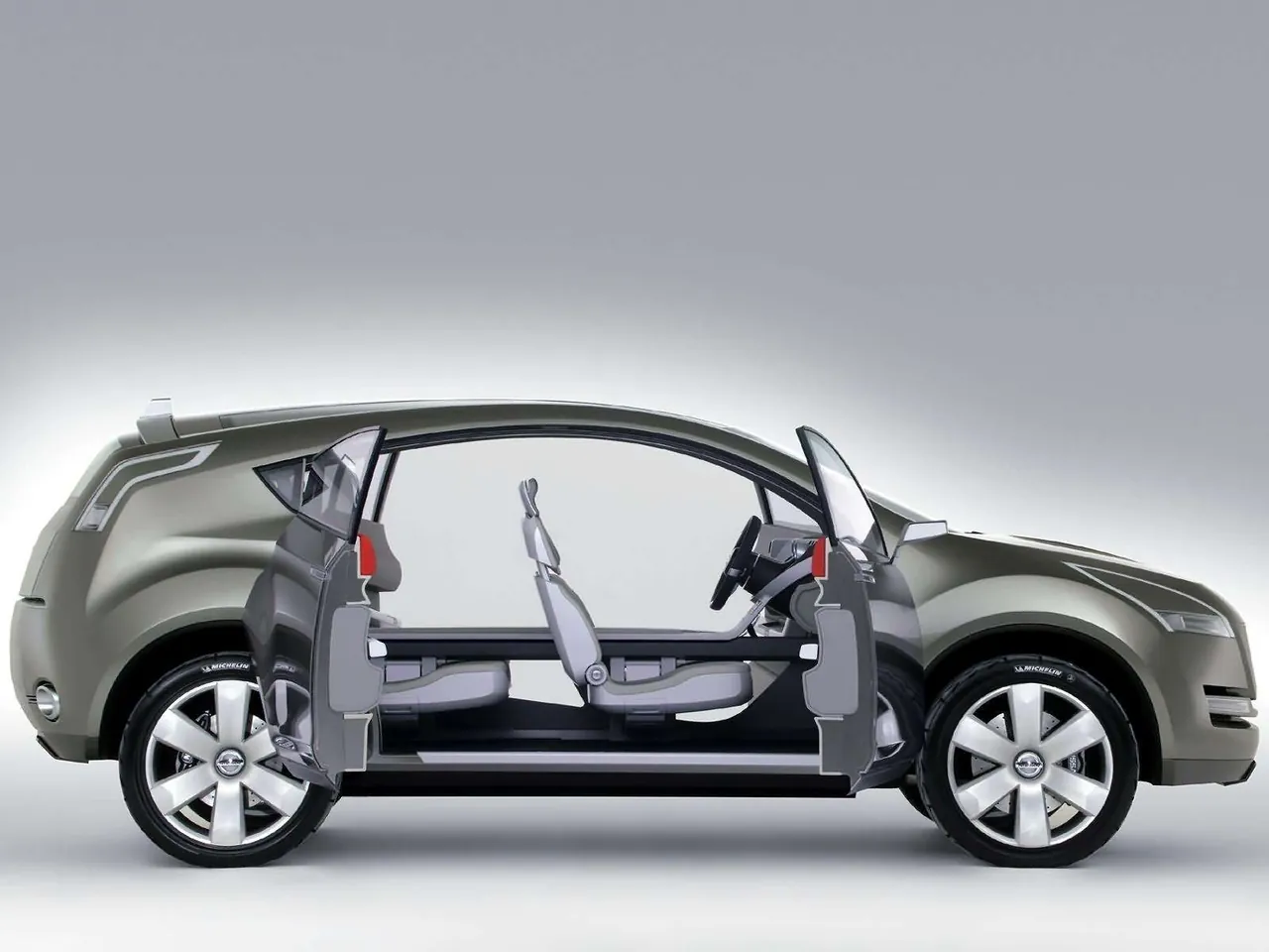 Nissan Qashqai Concept (2004) – boční profil