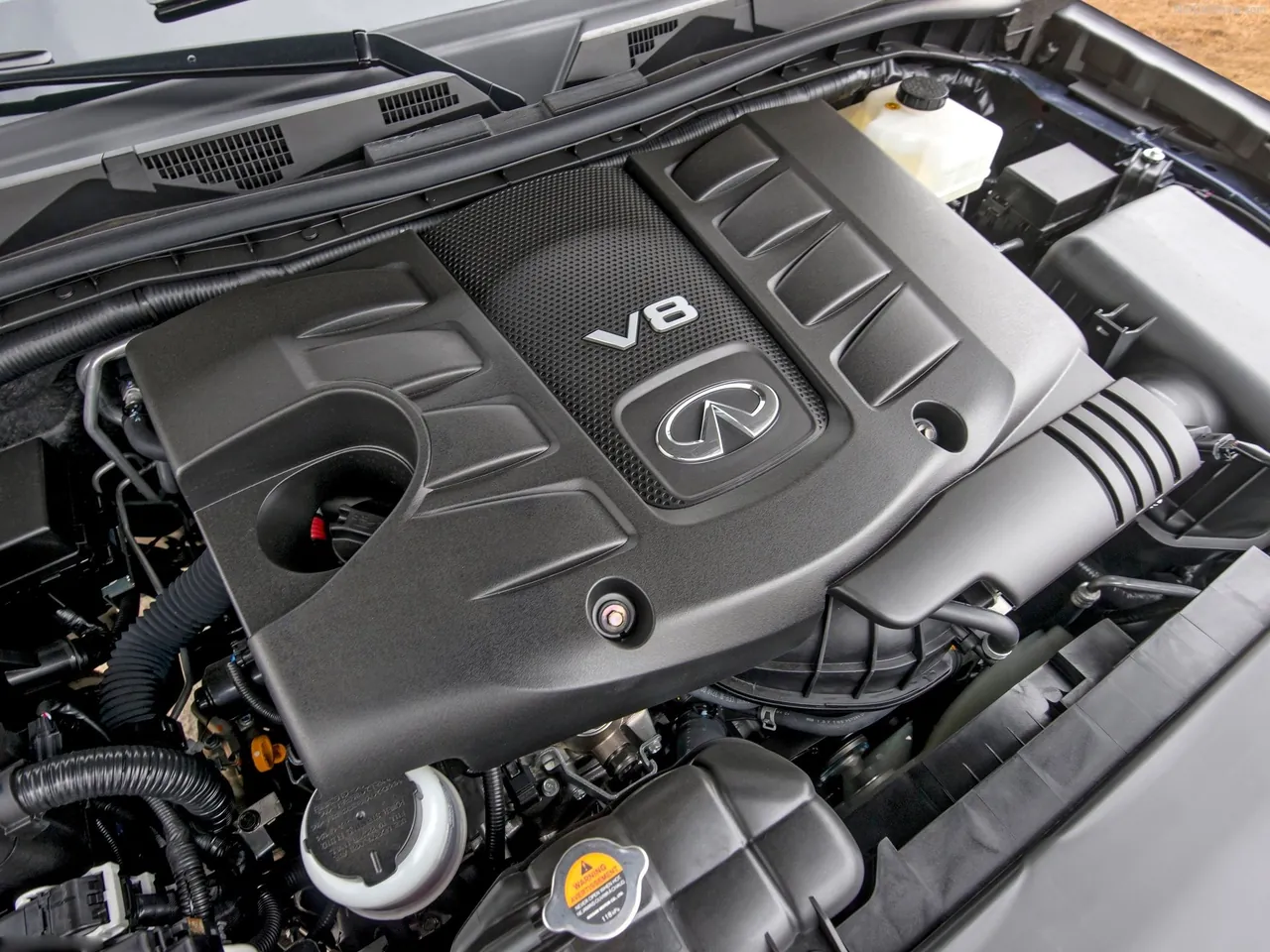 Infiniti QX80 (2015) - Engine Bay