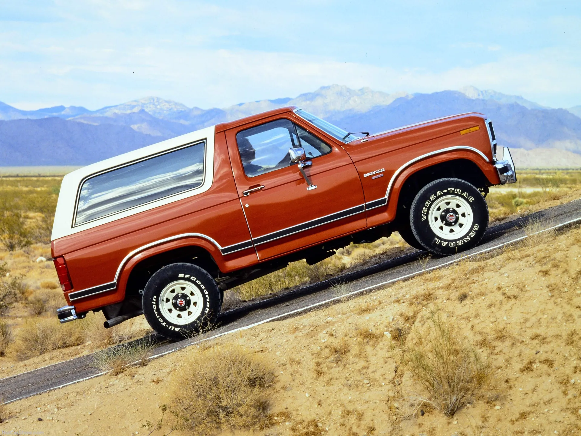 Ford Bronco (1980) – boční profil