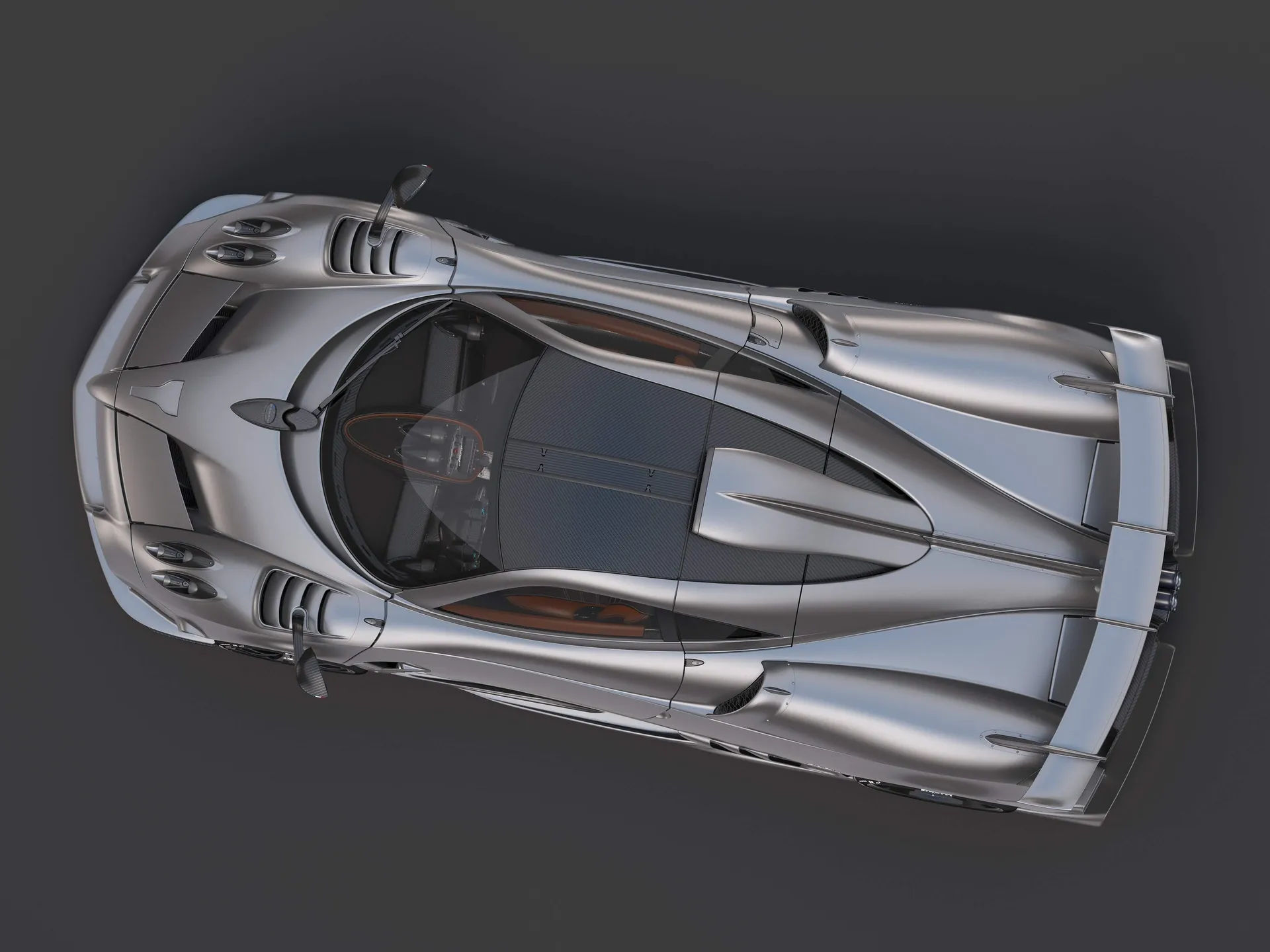 Pagani Imola (2021) – pohled shora
