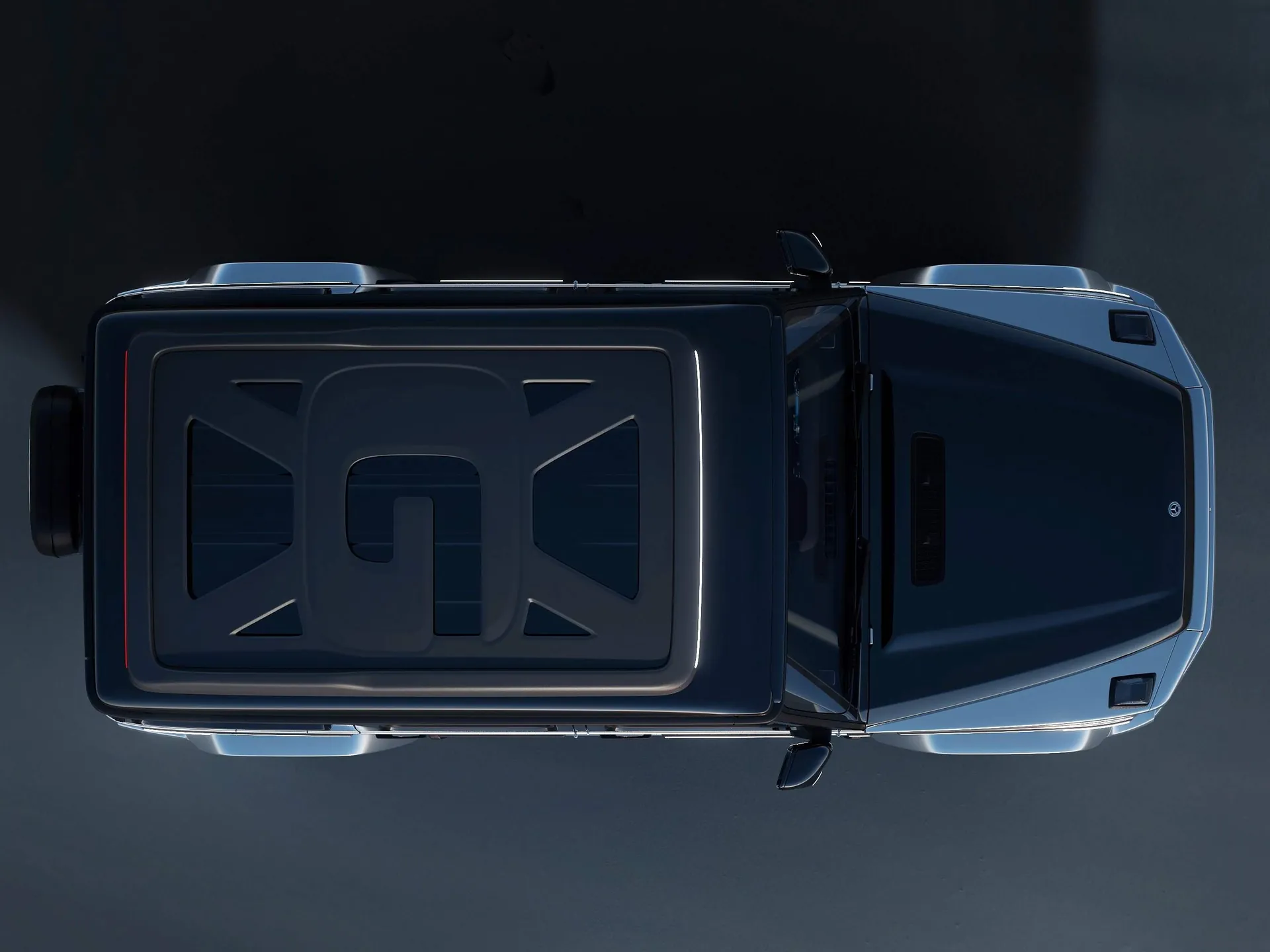 Mercedes-Benz EQG Concept (2021) - Top view