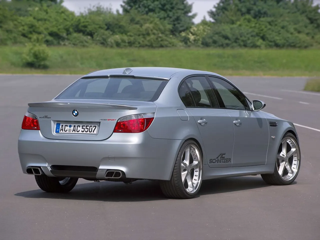 AC Schnitzer ACS5 Sport M5 E60 (2005) – zadní tříčtvrteční pohled