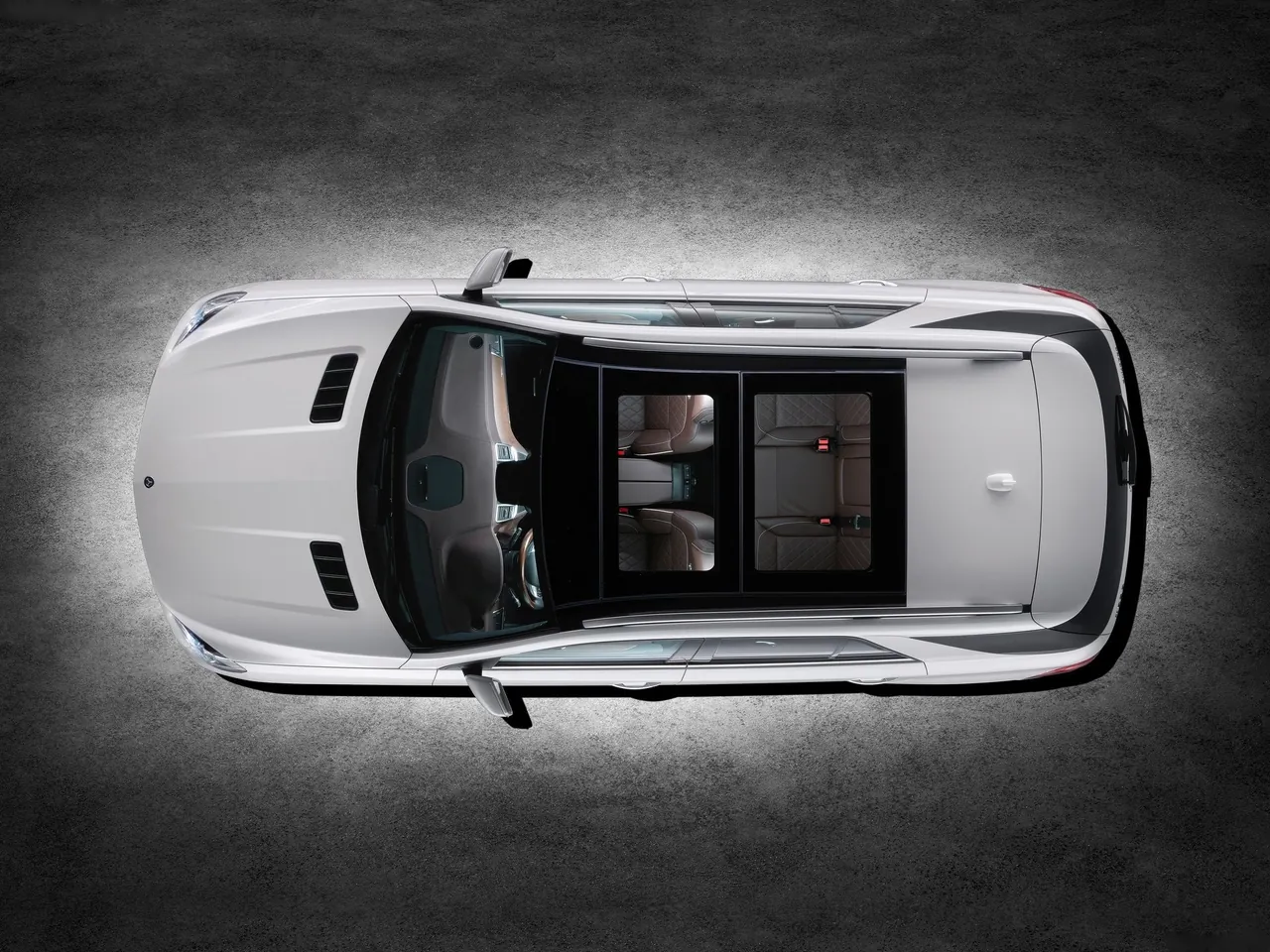 Mercedes-Benz M-Class (2012) - Top view