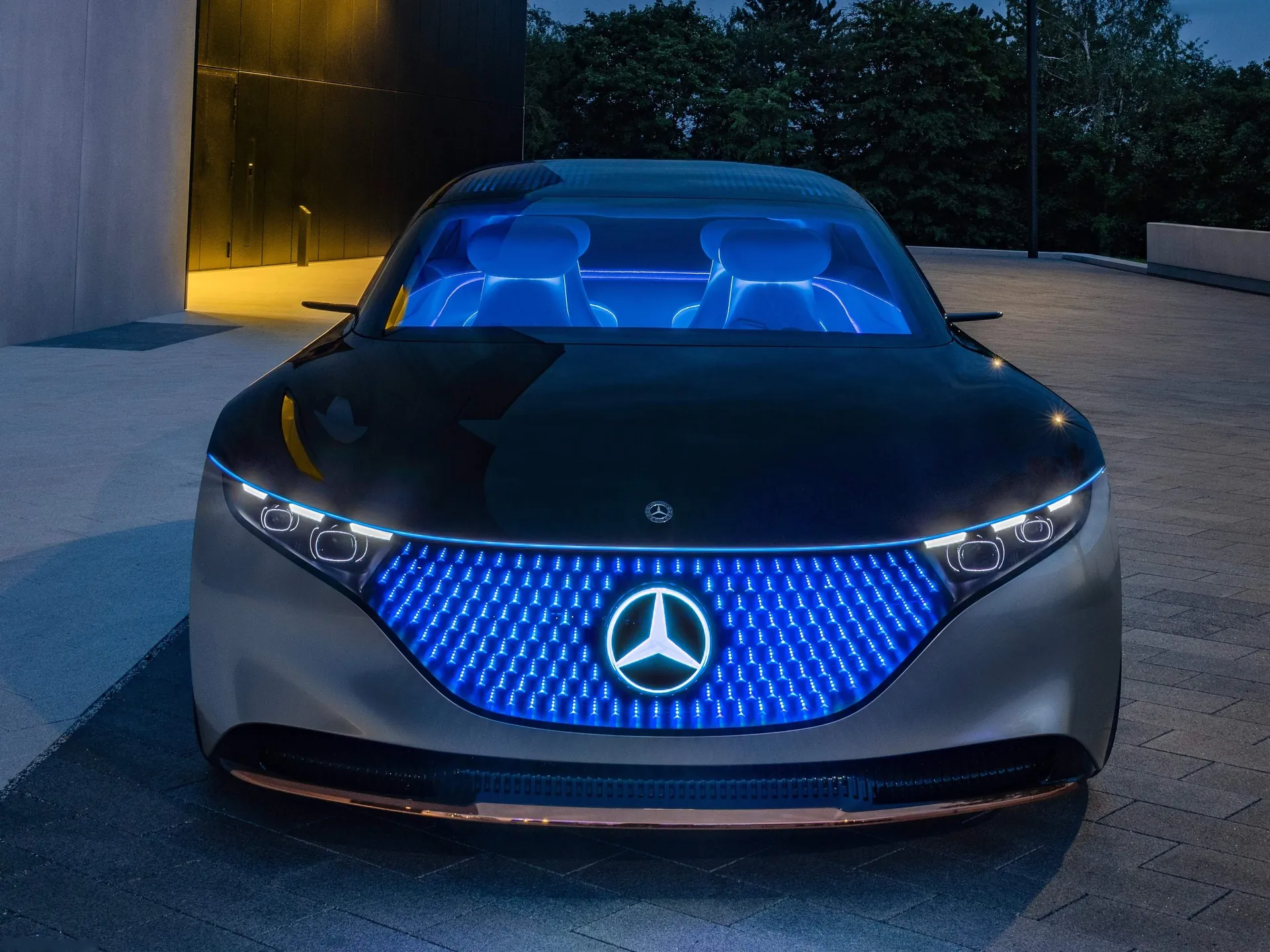 Mercedes-Benz Vision EQS Concept (2019) – zepředu