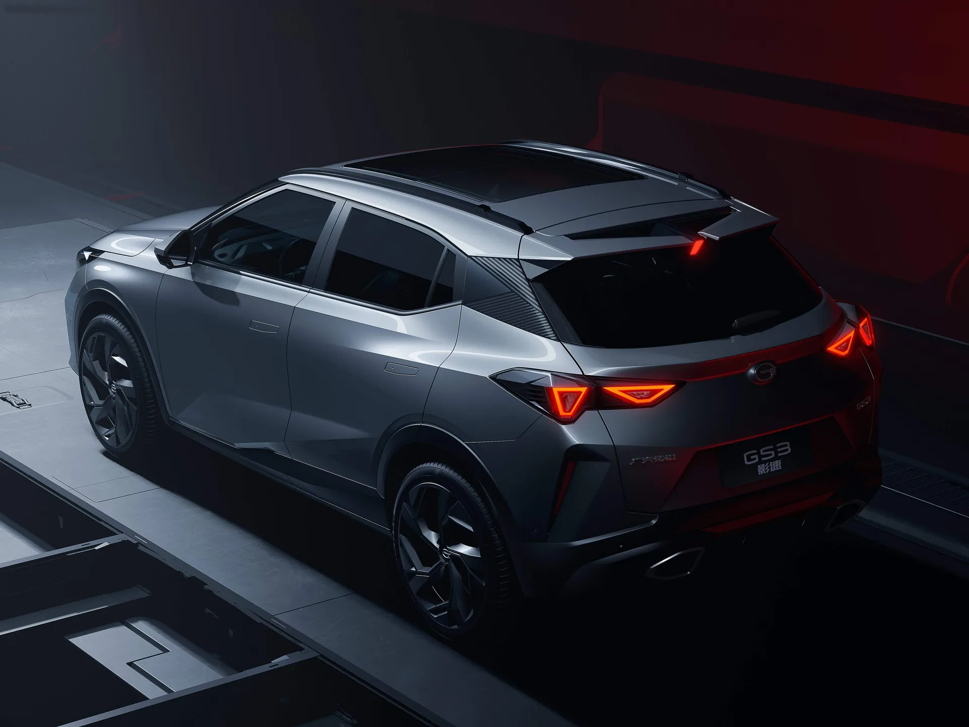 GAC GS3 (2023) – zadní tříčtvrteční pohled