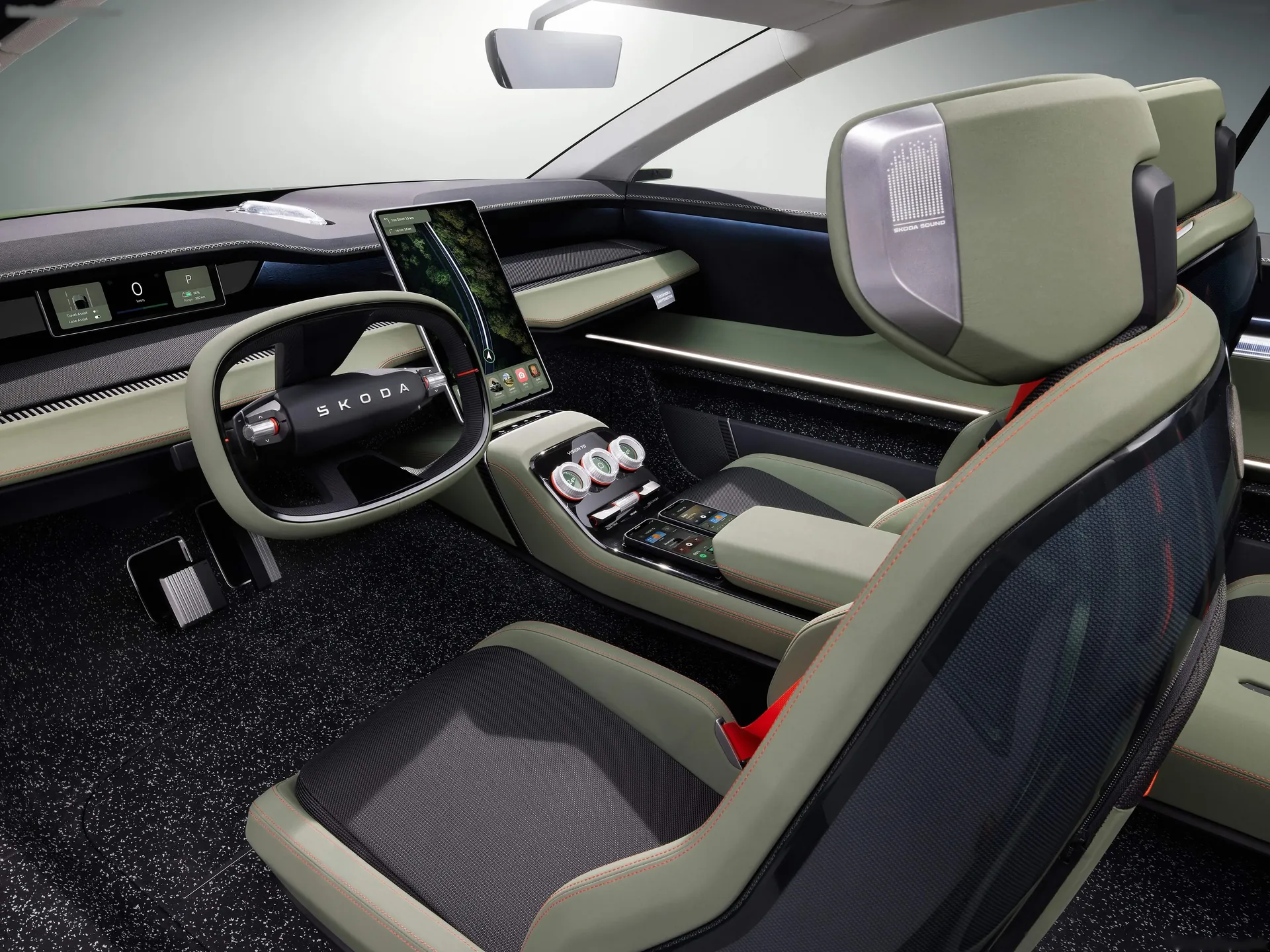 Skoda Vision 7S Concept (2022) – interiér