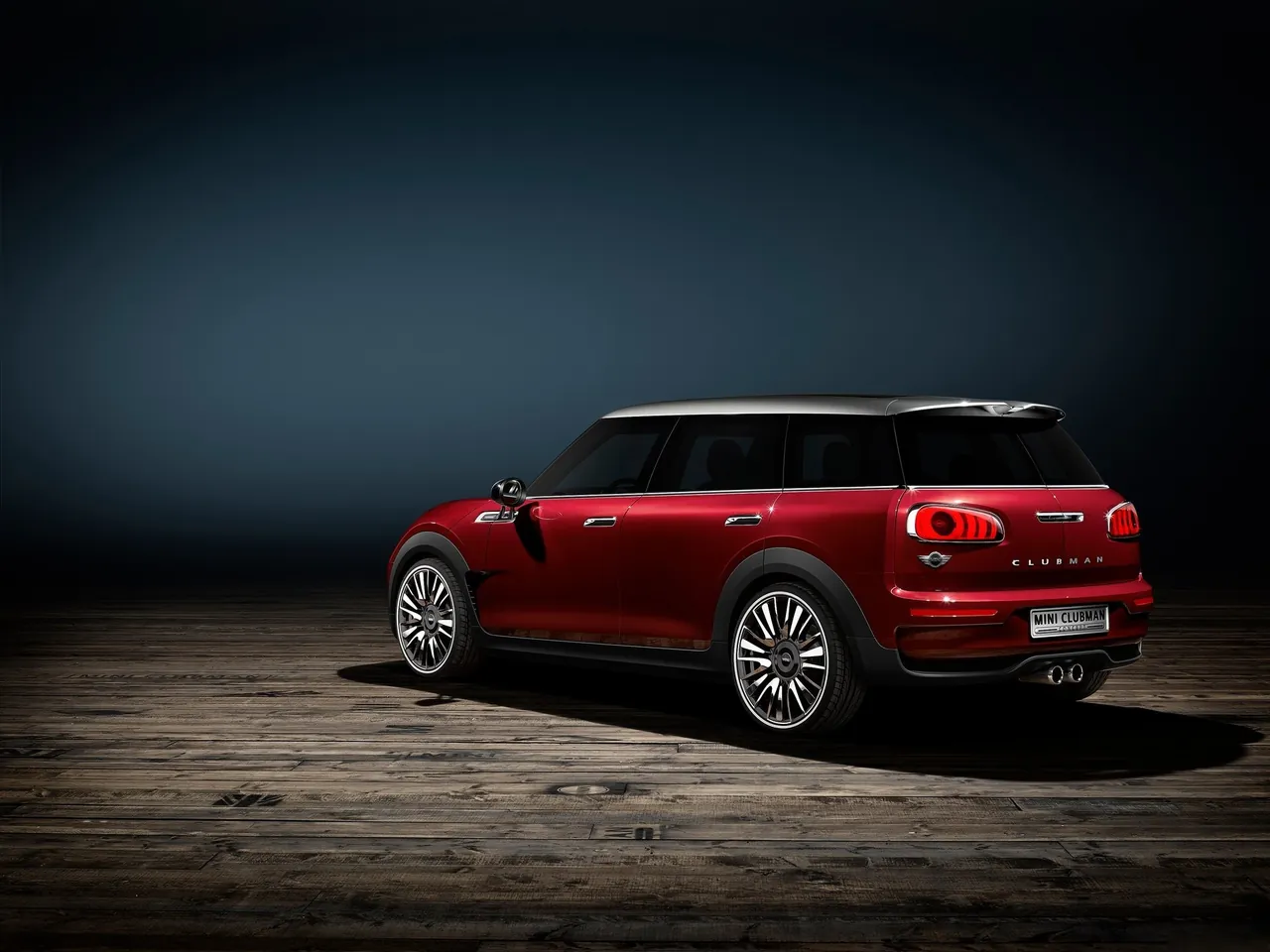 Mini Clubman Concept (2014) – zadní tříčtvrteční pohled
