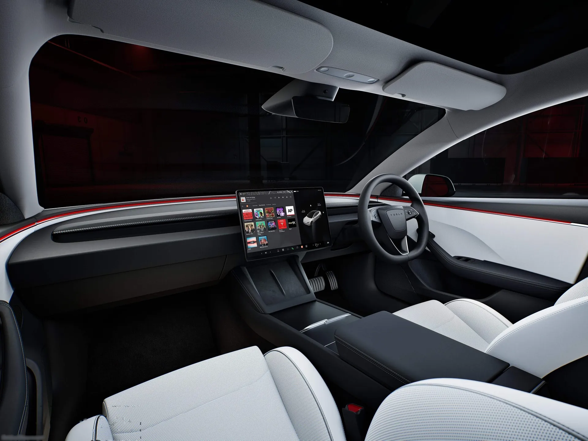Tesla Model 3 Performance (2025) – interiér