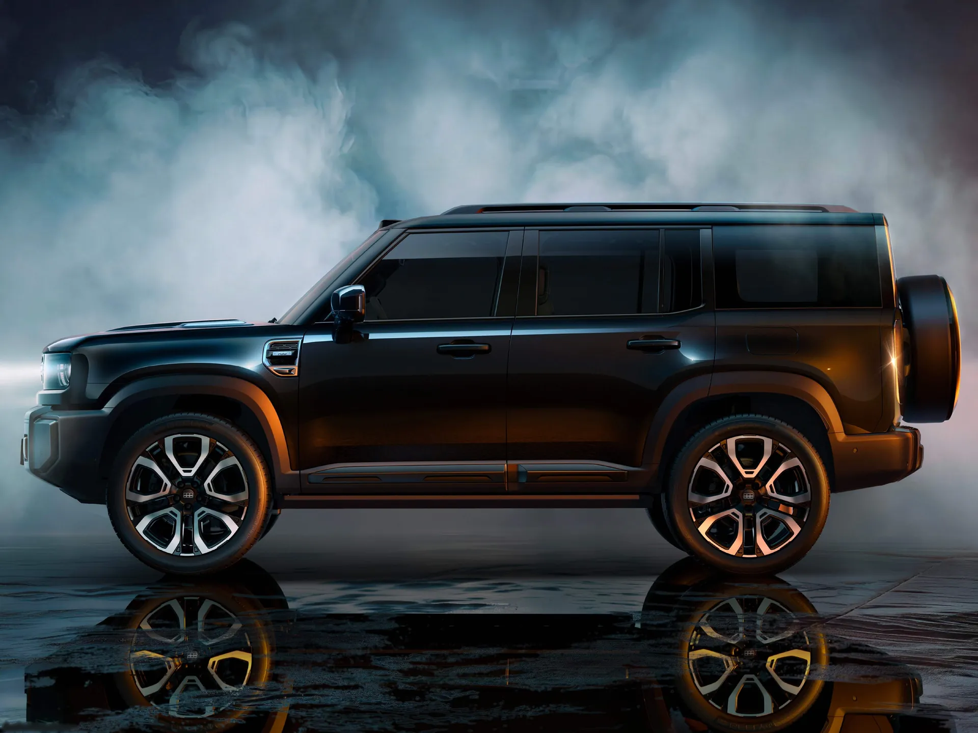 Geely Galaxy Zhanjian 700 (2027) – boční profil