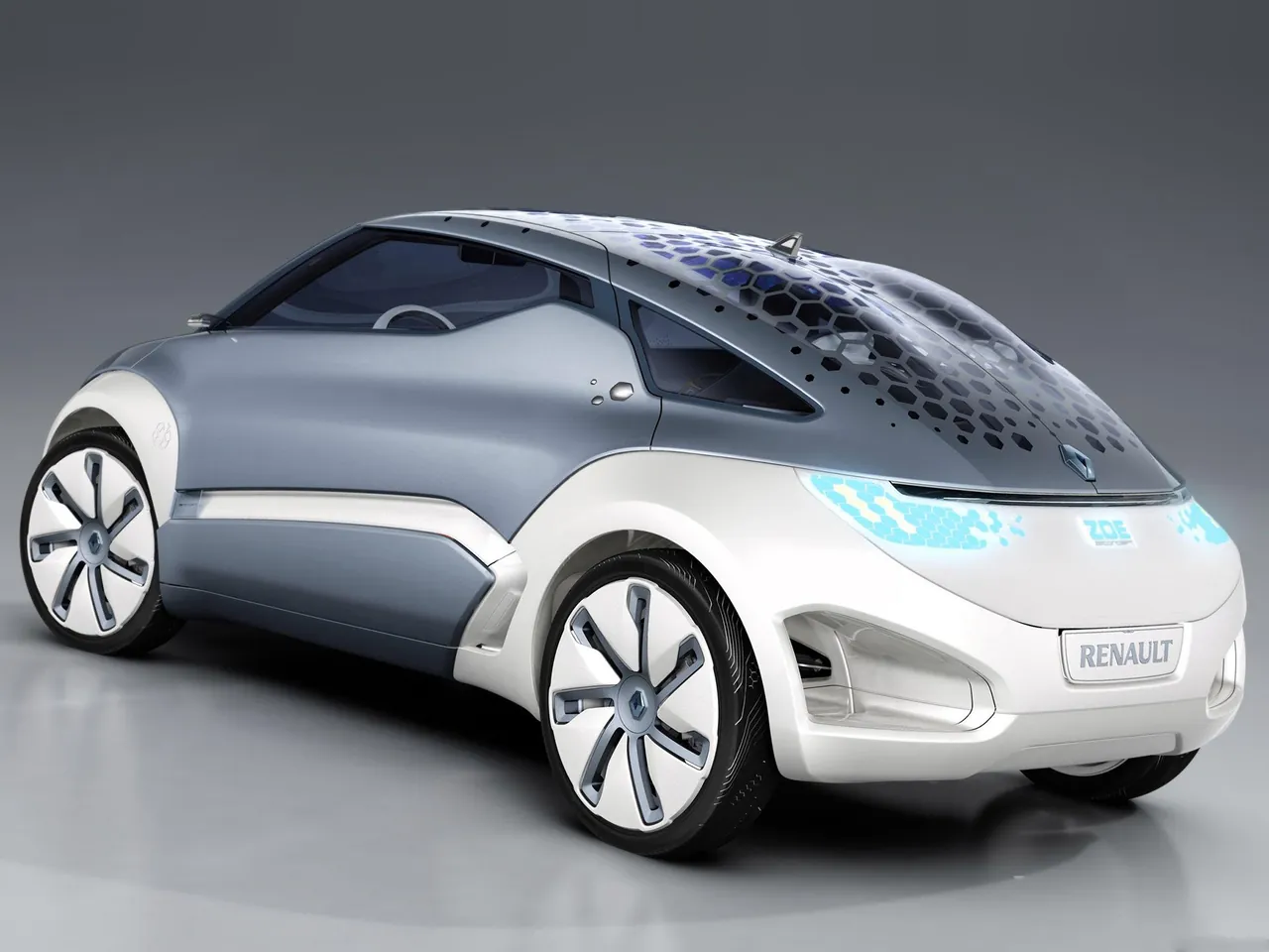 Renault Zoe ZE Concept (2009) – zadní tříčtvrteční pohled
