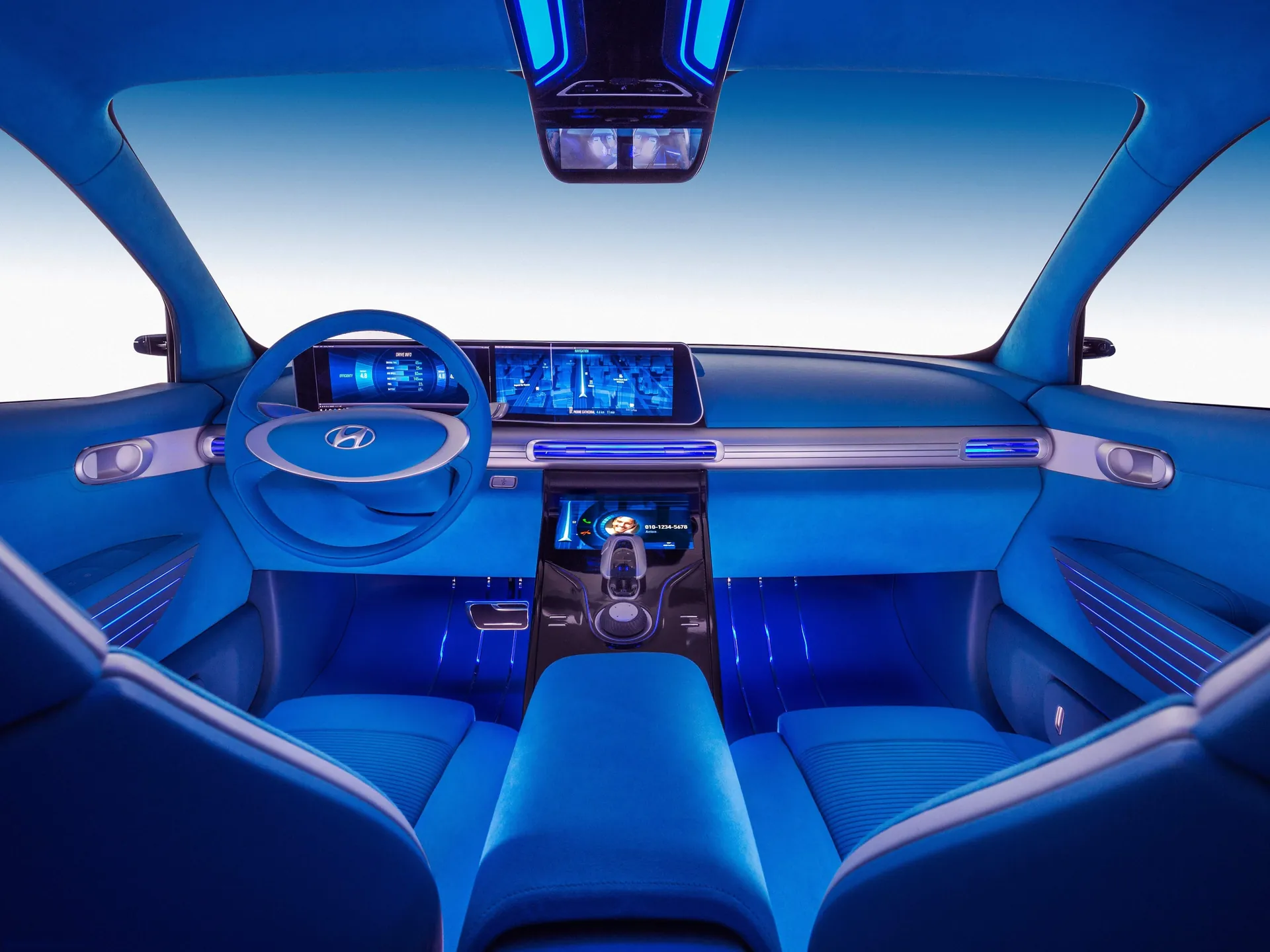 Hyundai FE Fuel Cell Concept (2017) – interiér
