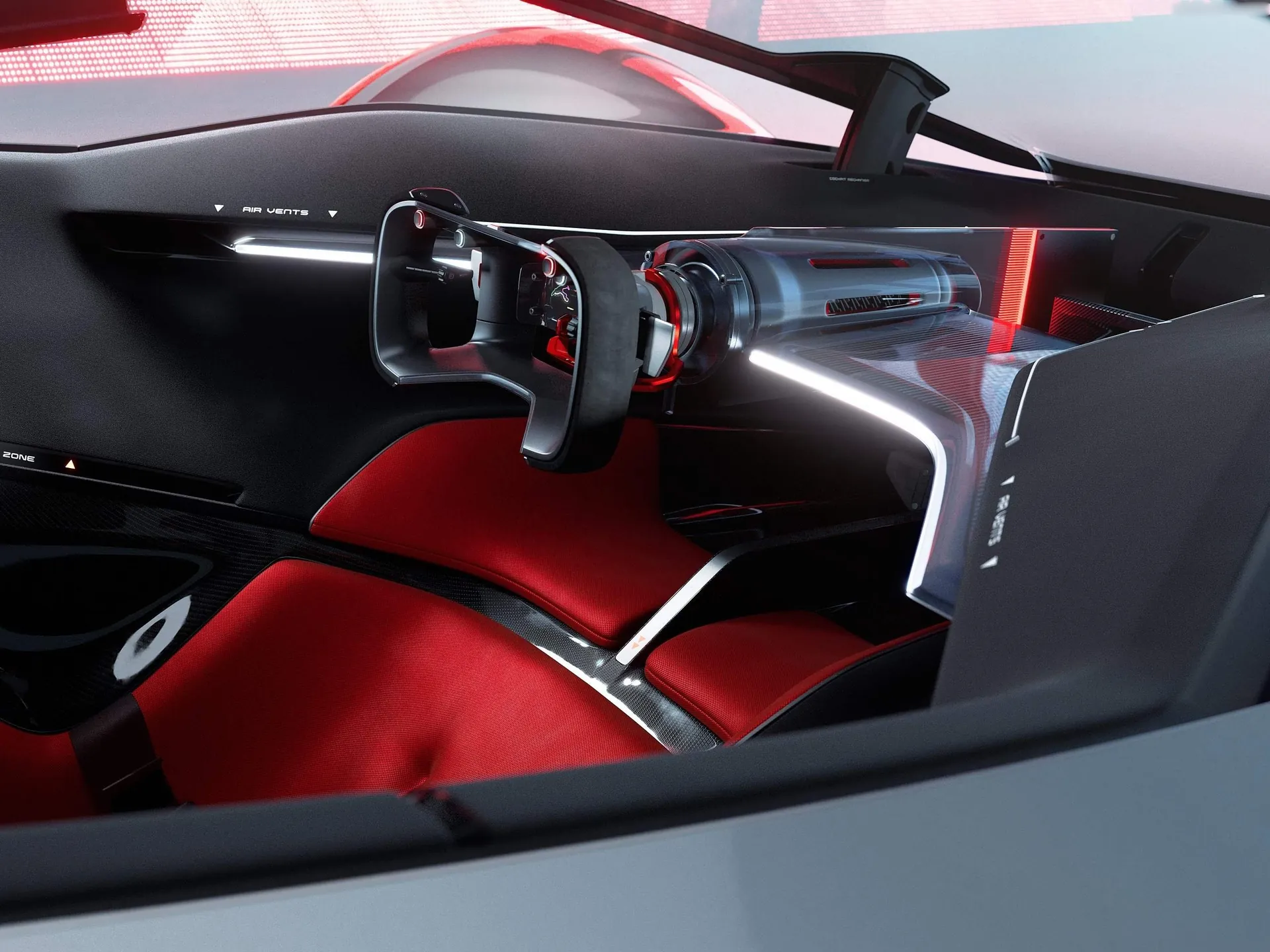 Ferrari Vision Gran Turismo Concept (2022) – interiér