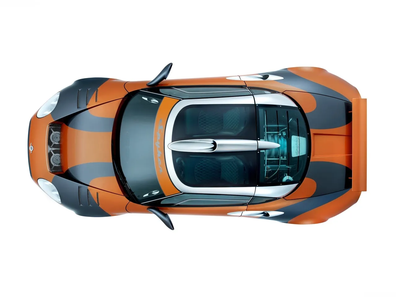 Spyker C8 Laviolette LM85 (2009) – pohled shora