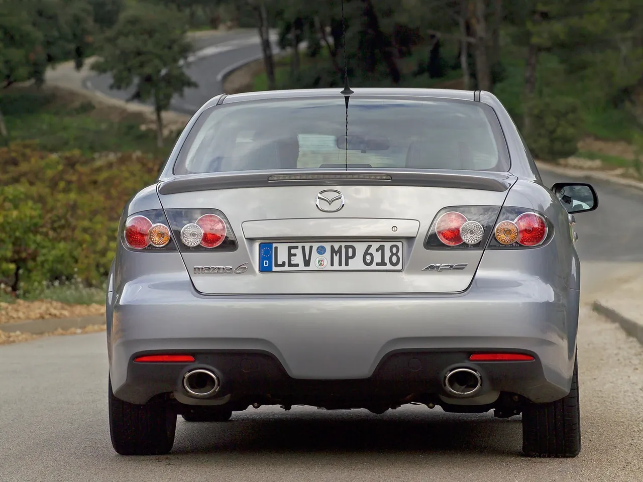 Mazda 6 MPS (2006) – zezadu