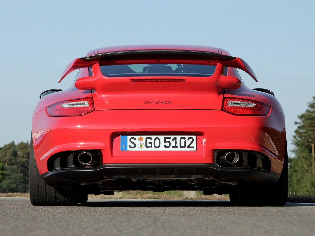 Porsche 911 GT2 RS (2011) – zezadu