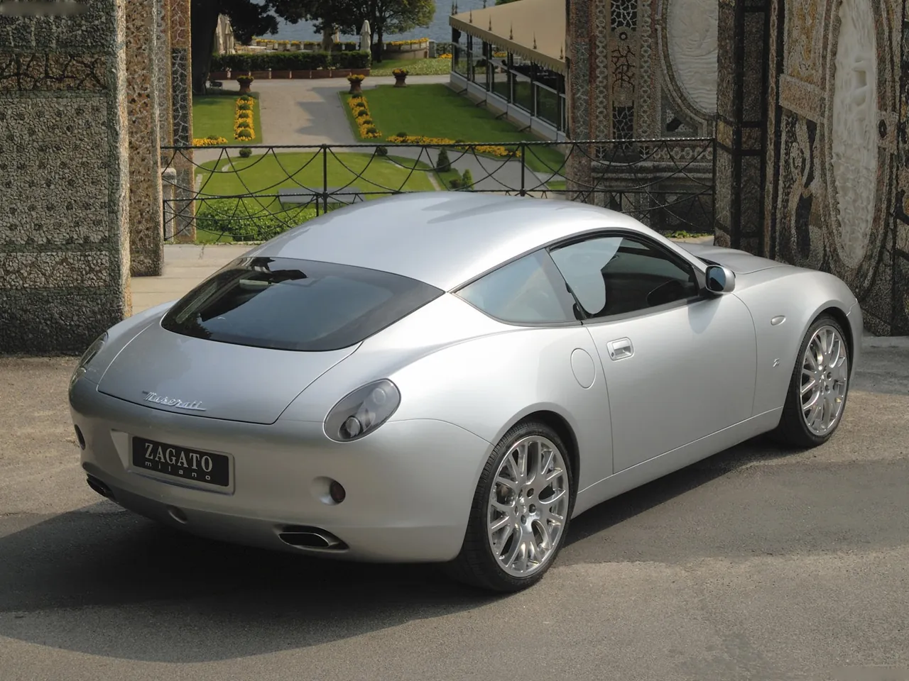 Maserati GS Zagato (2007) – zadní tříčtvrteční pohled