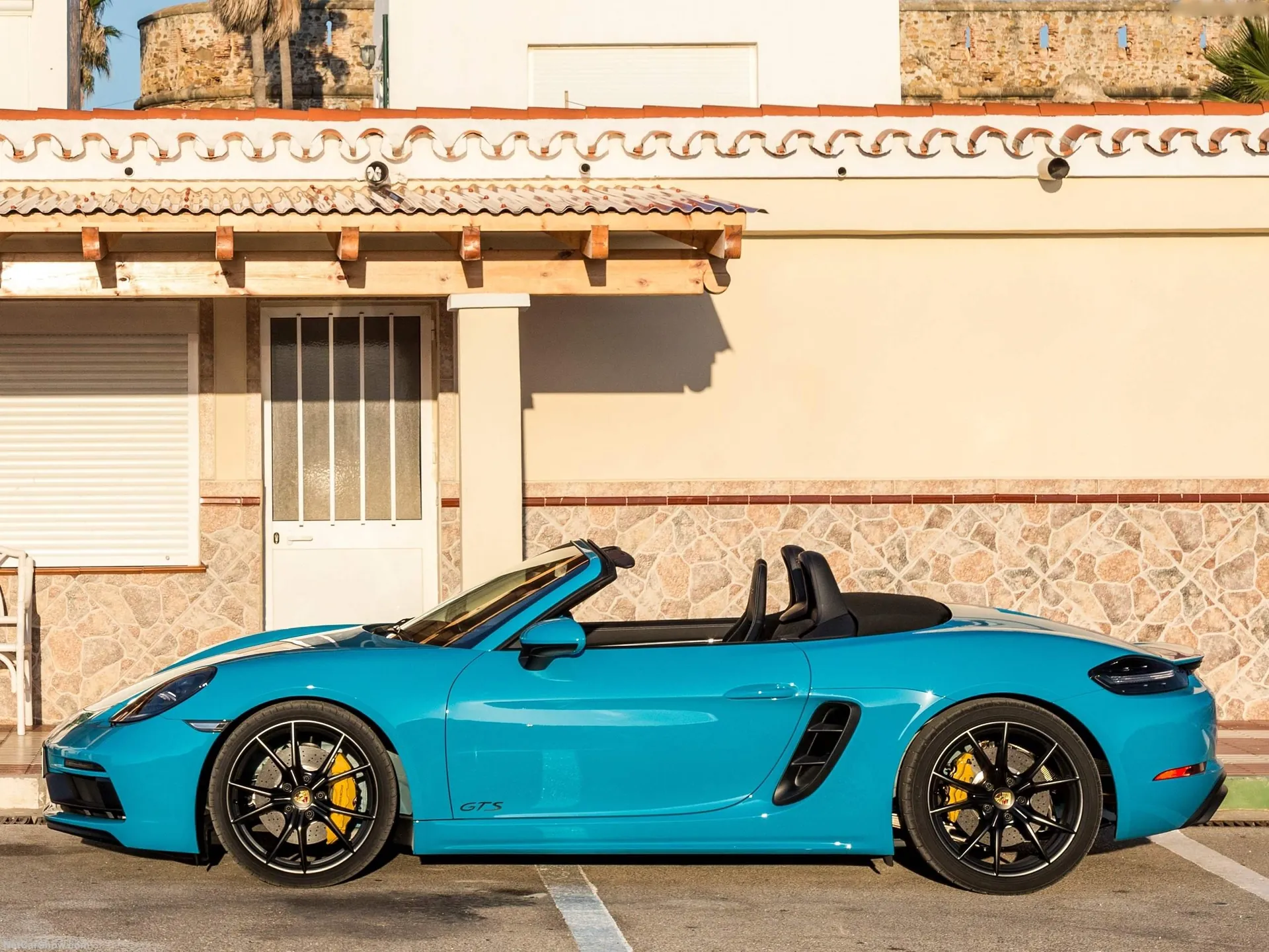 Porsche 718 Boxster GTS (2018) – boční profil
