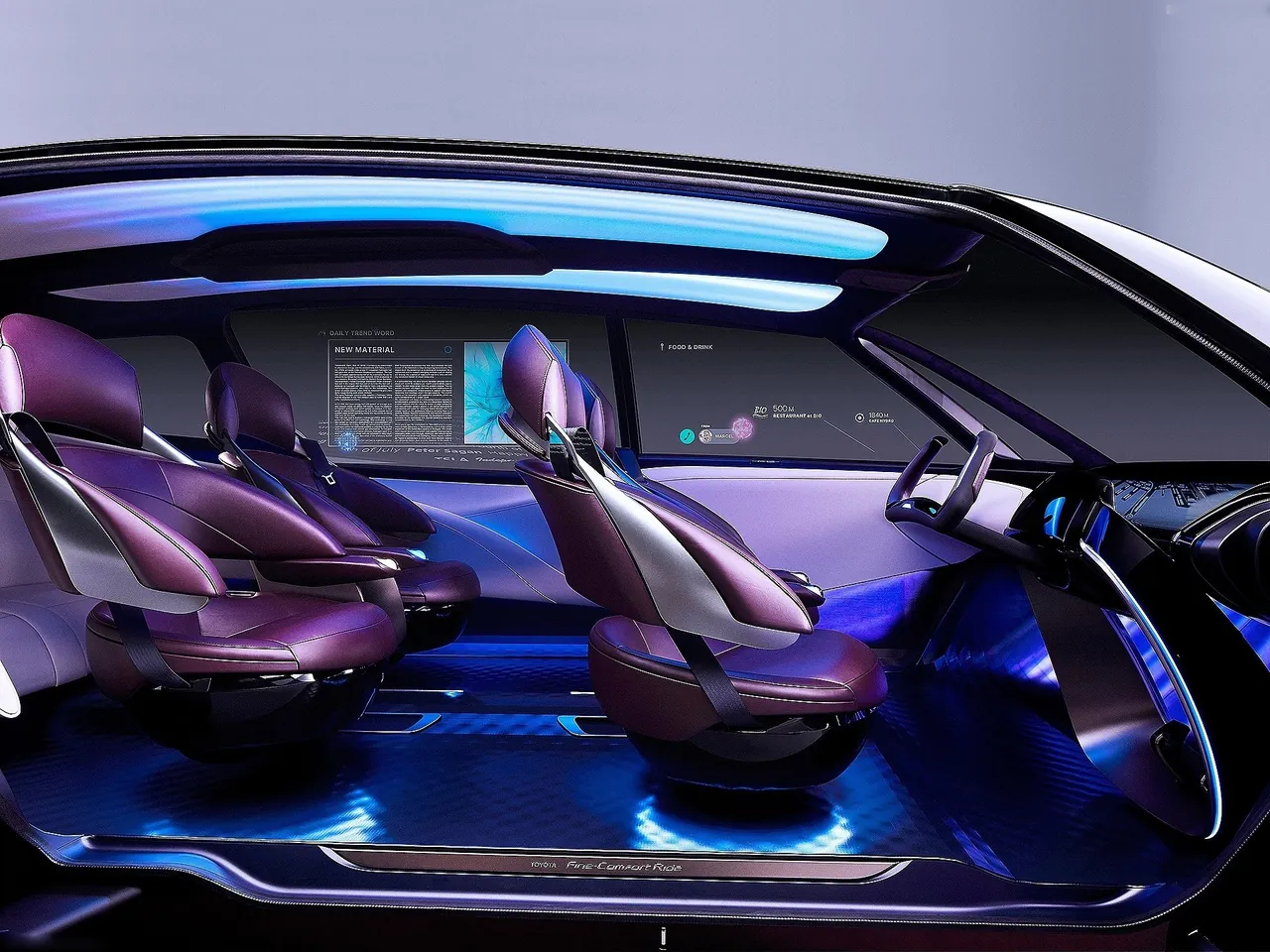 Toyota Fine-Comfort Ride Concept (2017) – interiér