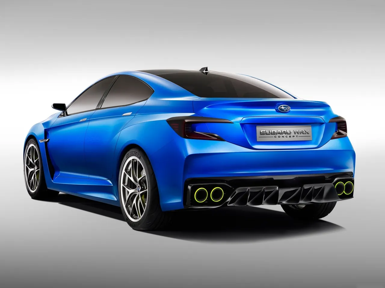 Subaru WRX Concept (2013) – zadní tříčtvrteční pohled