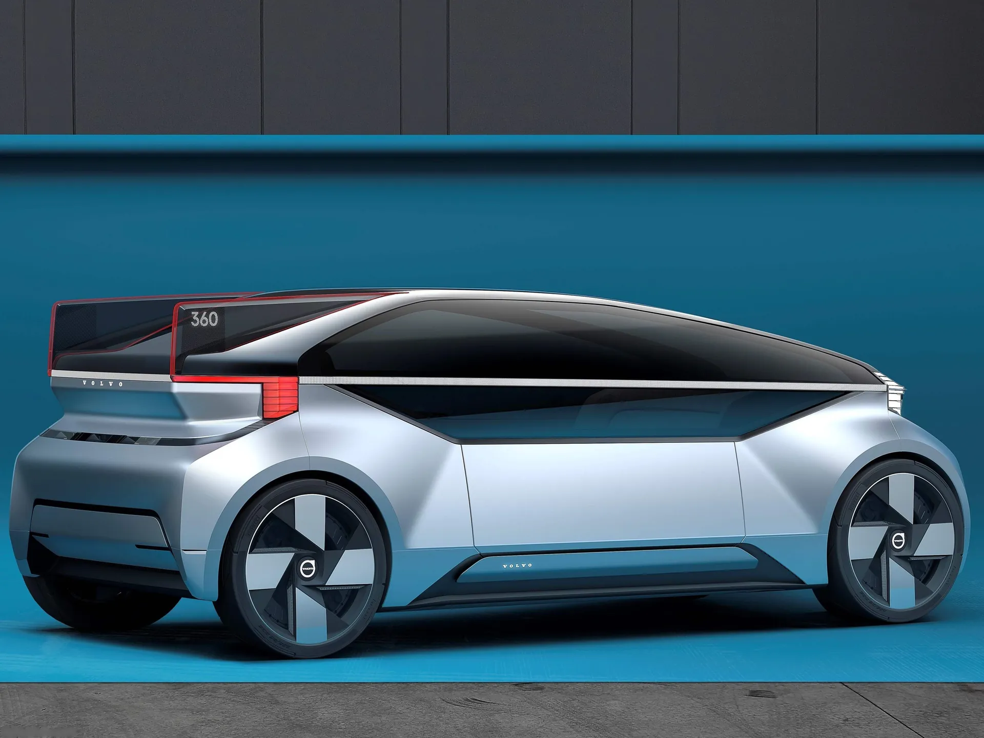 Volvo 360c Concept (2018) – zadní tříčtvrteční pohled
