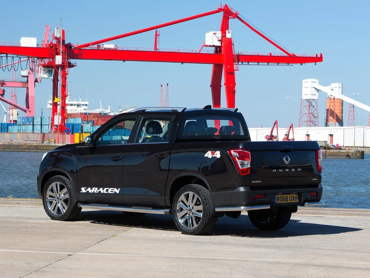 SsangYong Musso (2018) – zadní tříčtvrteční pohled