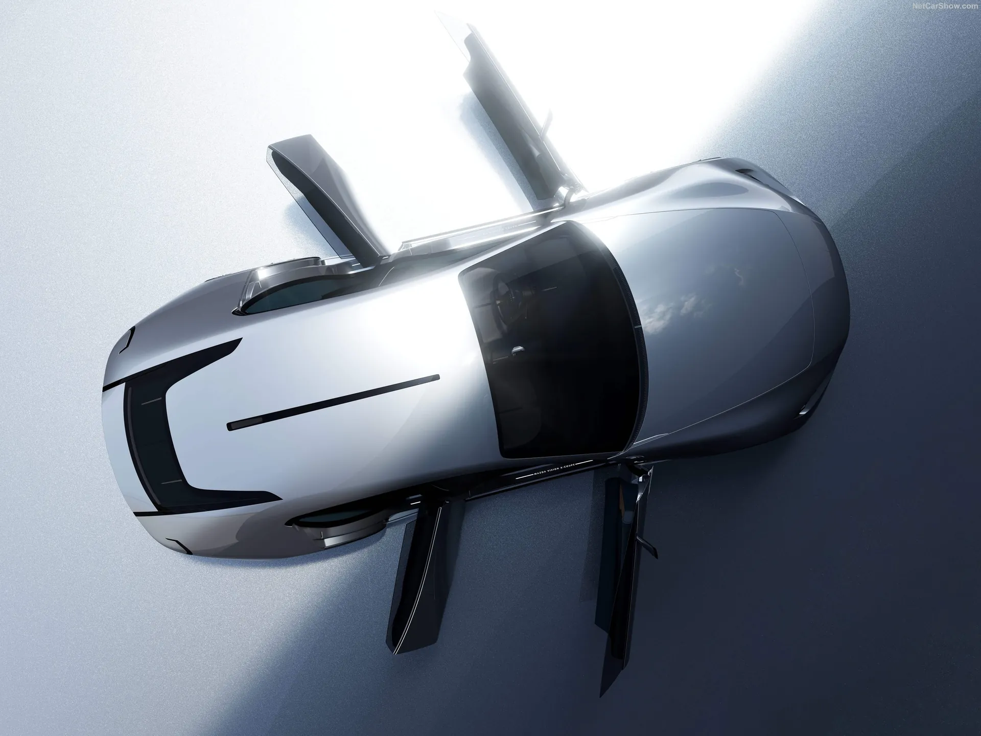 Mazda Vision X-Coupe Concept (2025) – pohled shora