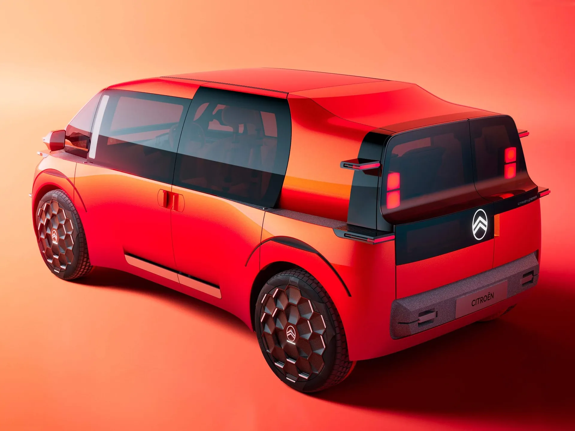 Citroen ELO Concept (2025) – zadní tříčtvrteční pohled