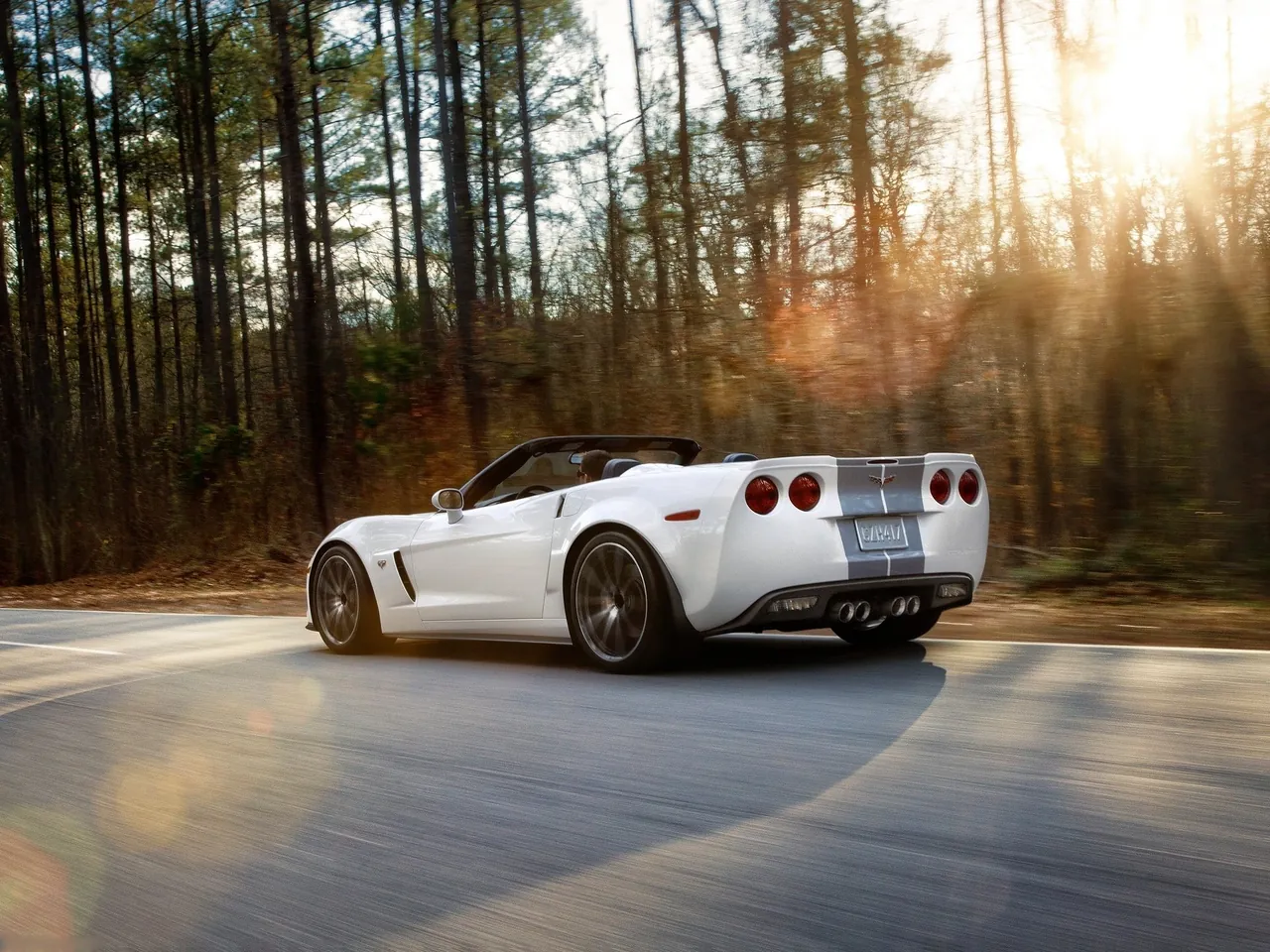 Chevrolet Corvette 427 Convertible (2013) – zadní tříčtvrteční pohled
