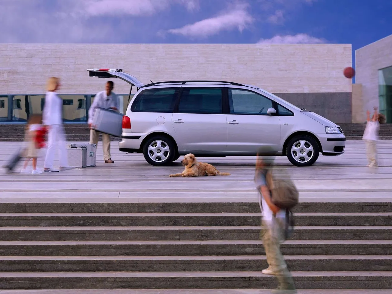 Seat Alhambra (2000) – boční profil