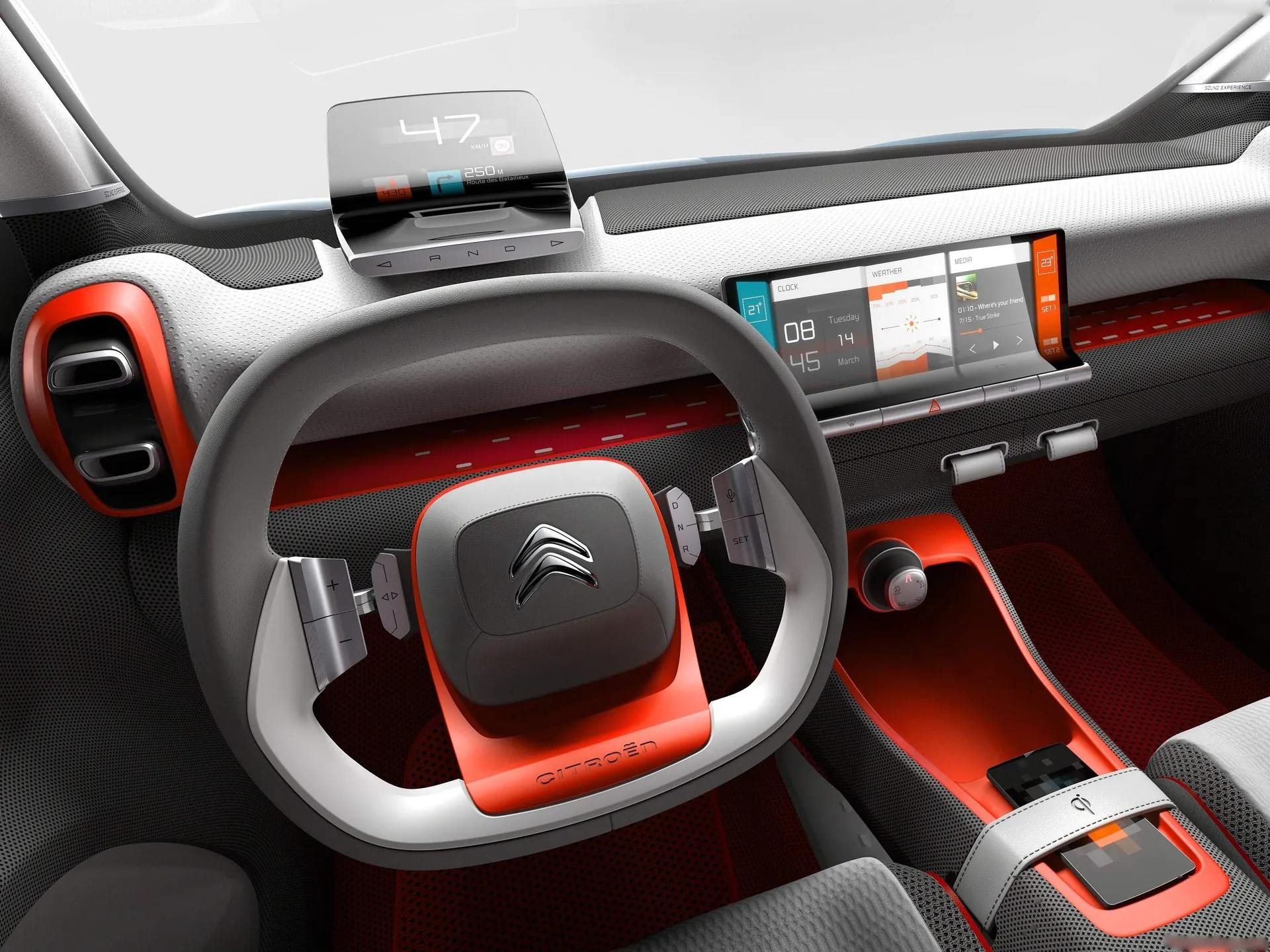 Citroen C-Aircross Concept (2017) – interiér