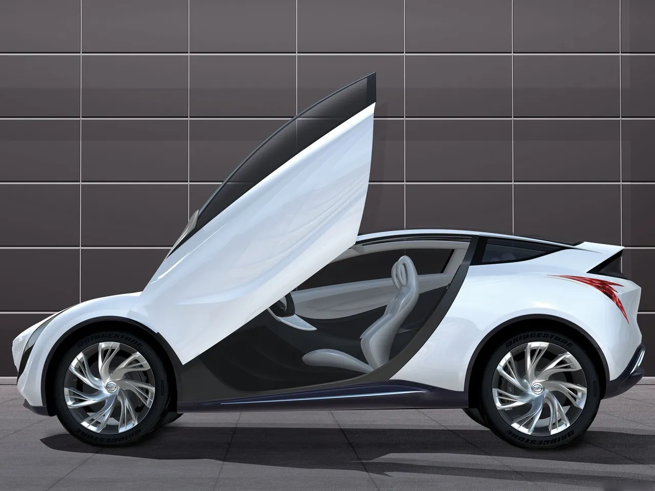 Mazda Kazamai Concept (2008) - Side Profile