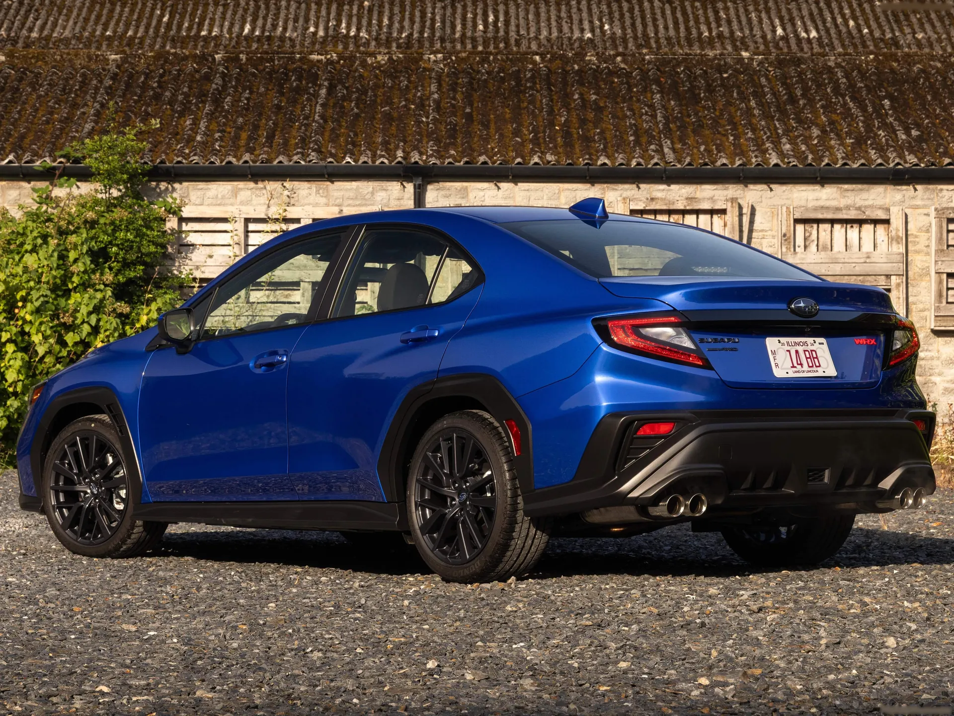 Subaru WRX (2026) – zadní tříčtvrteční pohled