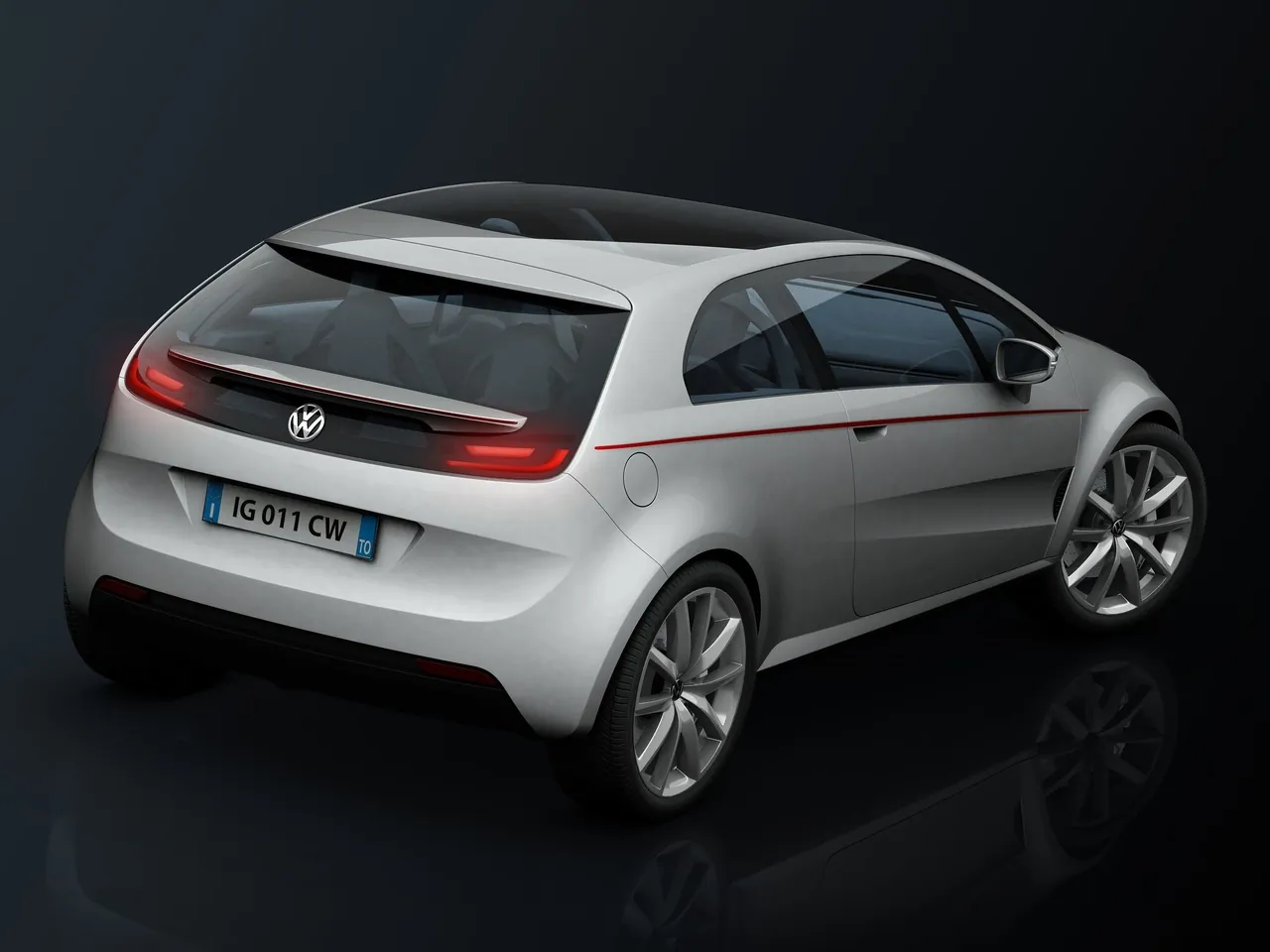Italdesign Tex Concept (2011) – zadní tříčtvrteční pohled