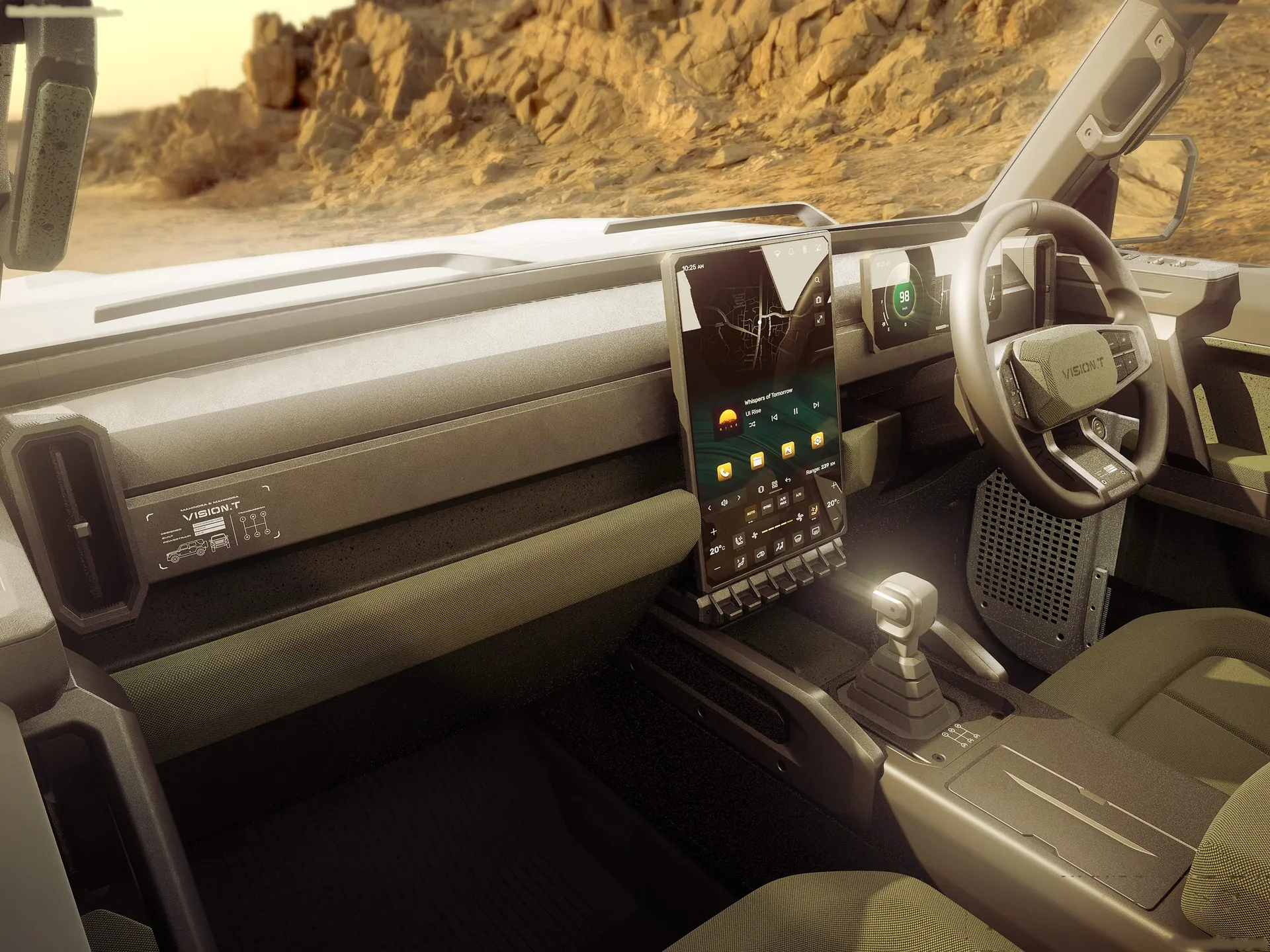 Mahindra Vision.T Concept (2025) – interiér