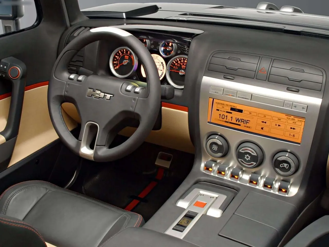 Hummer H3T Concept (2003) – interiér
