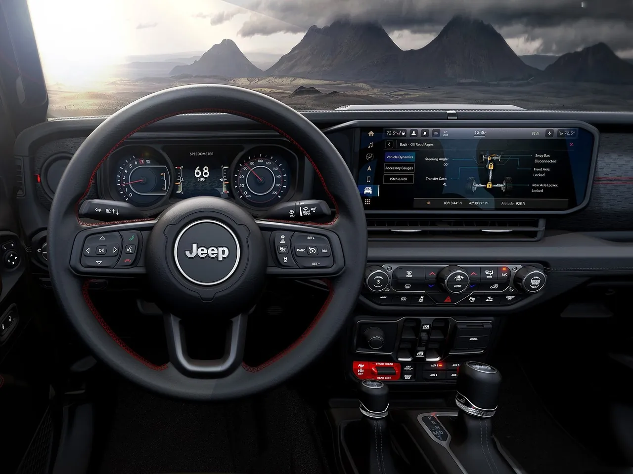 Jeep Wrangler Willys (2024) – interiér