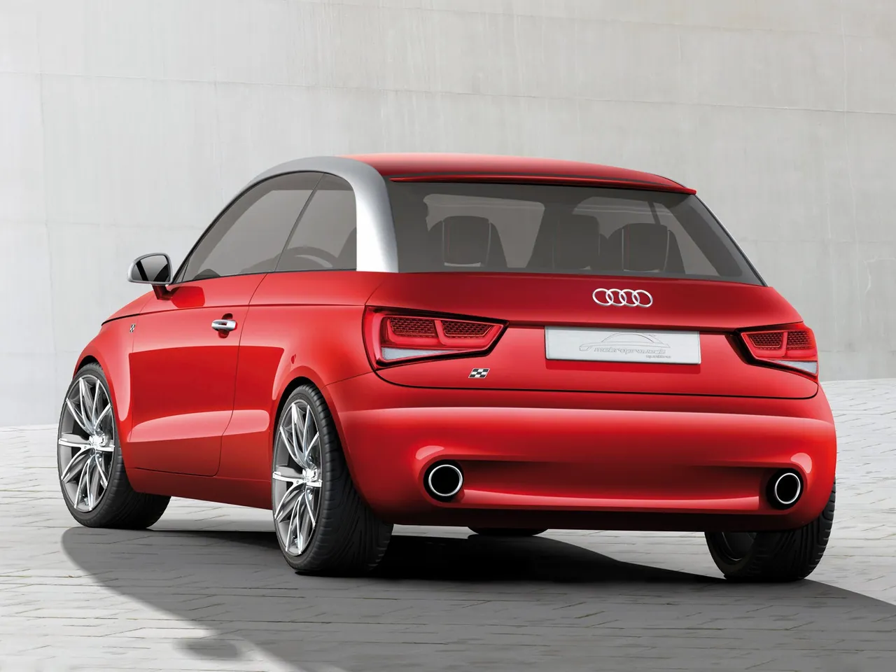 Audi metroproject quattro Concept (2007) – zadní tříčtvrteční pohled