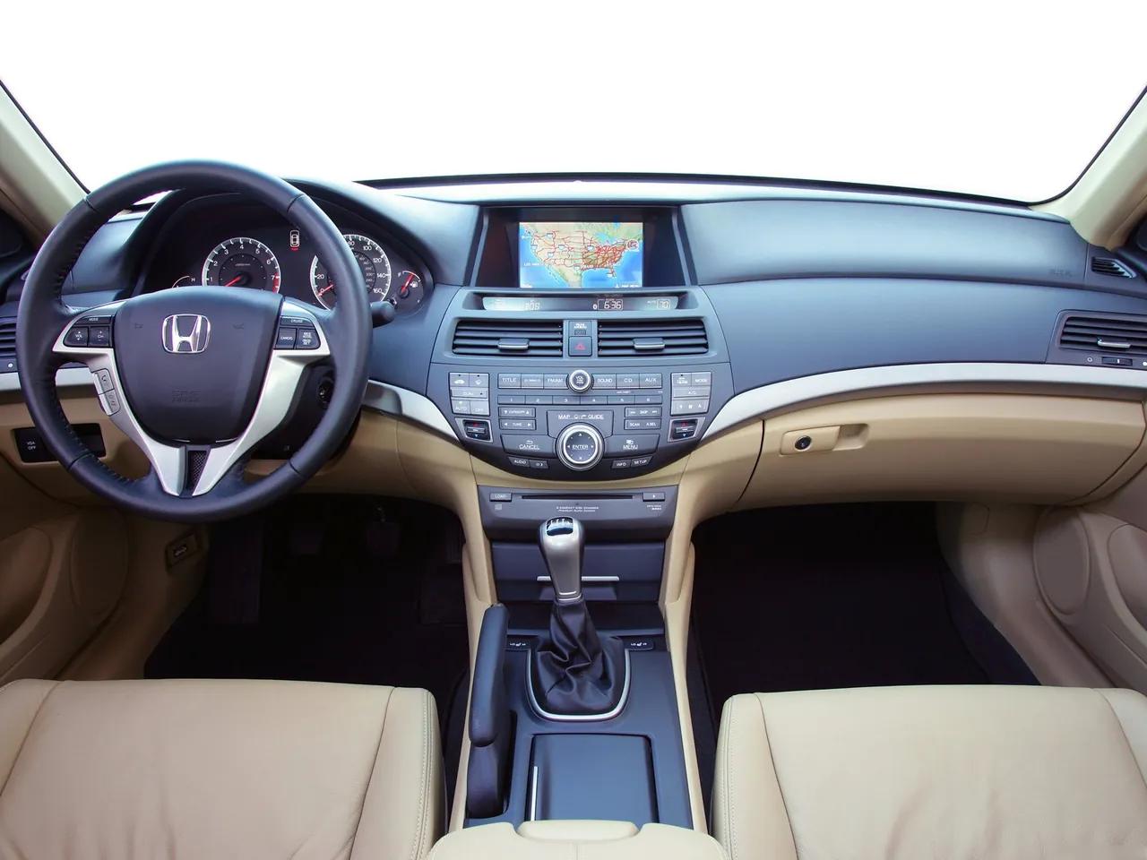 Honda Accord EX-L V6 Coupe (2008) – interiér