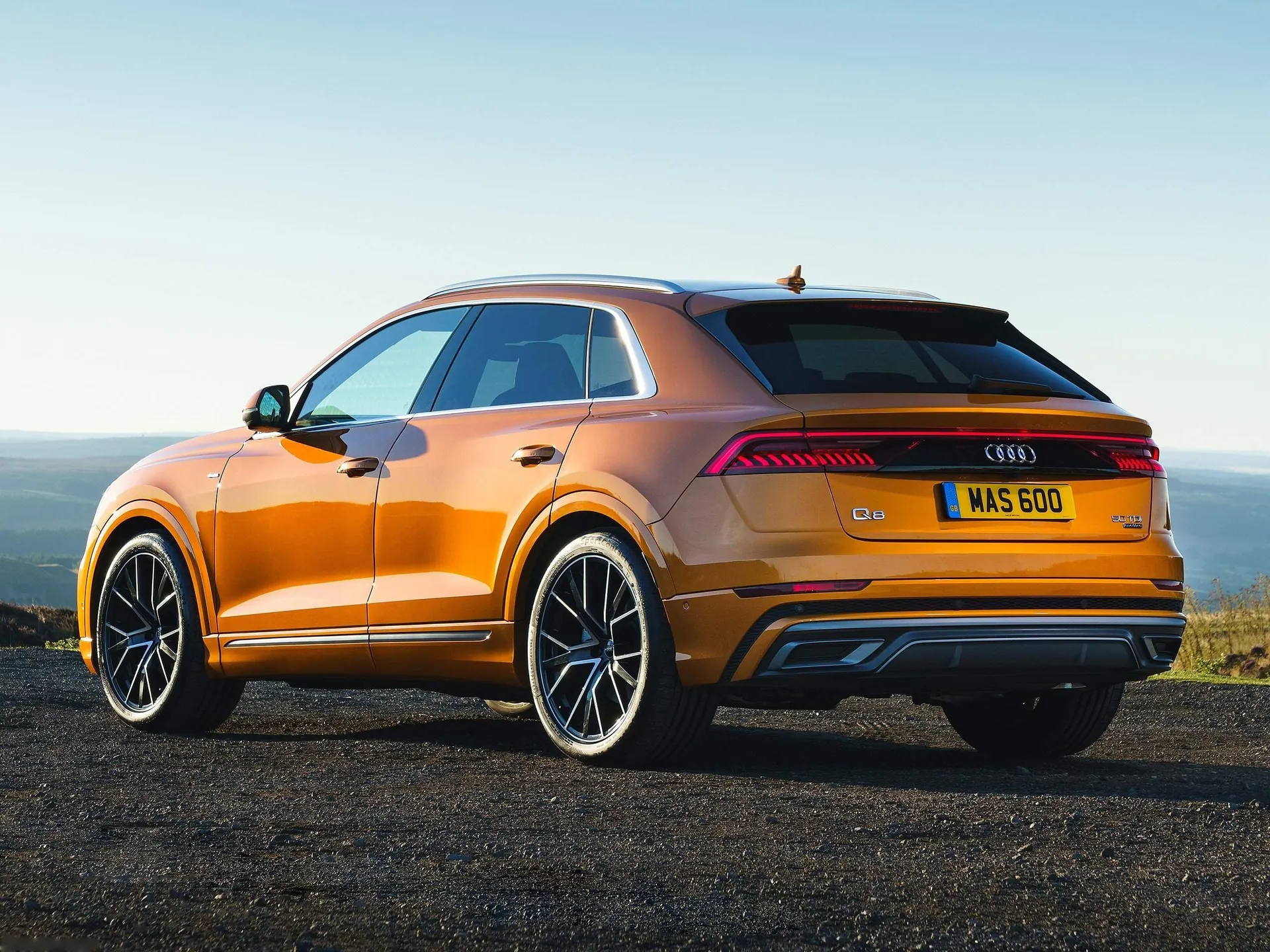 Audi Q8 [UK] (2019) - Rear Three-Quarter