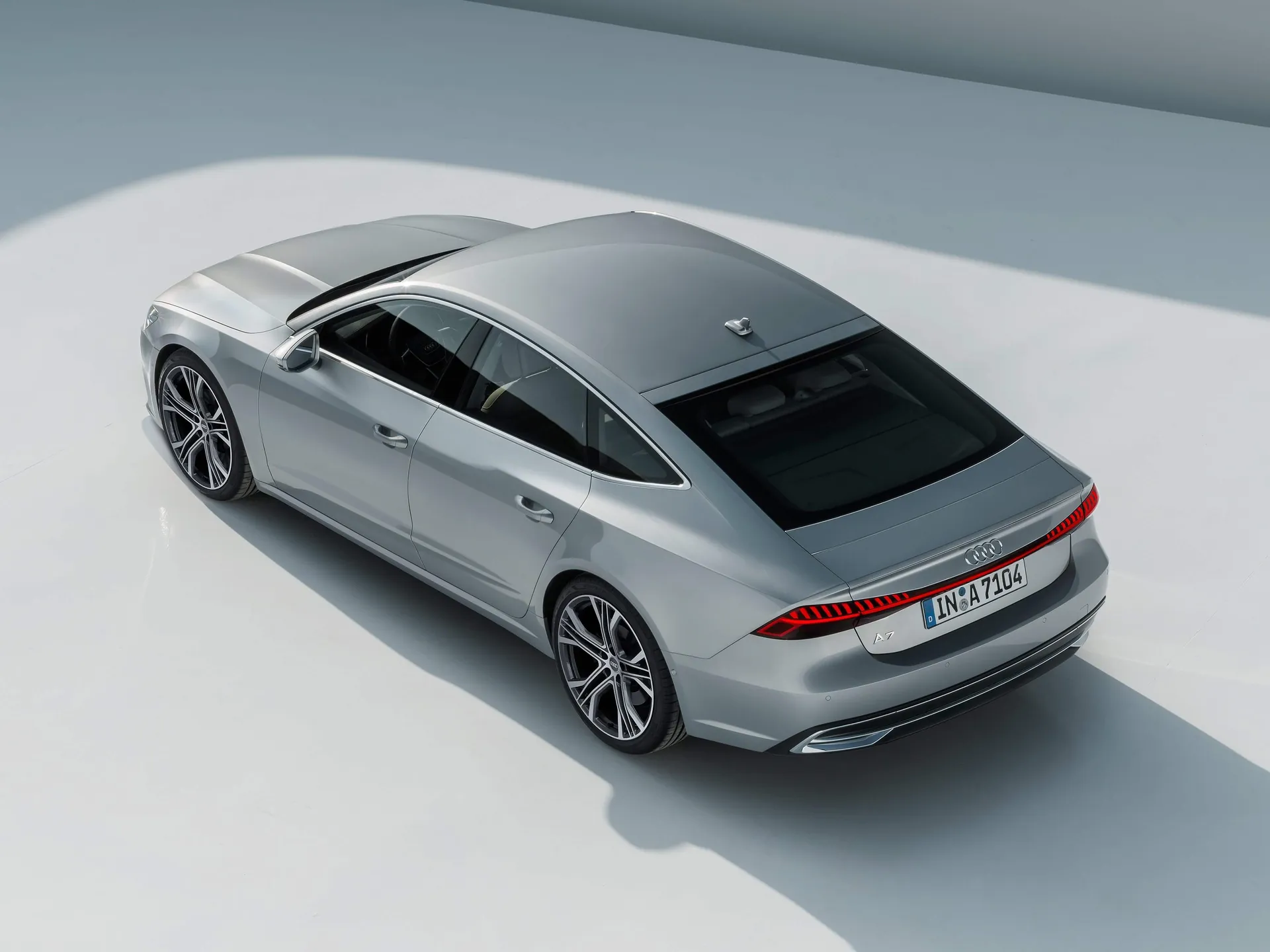 Audi A7 Sportback (2018) – zadní tříčtvrteční pohled