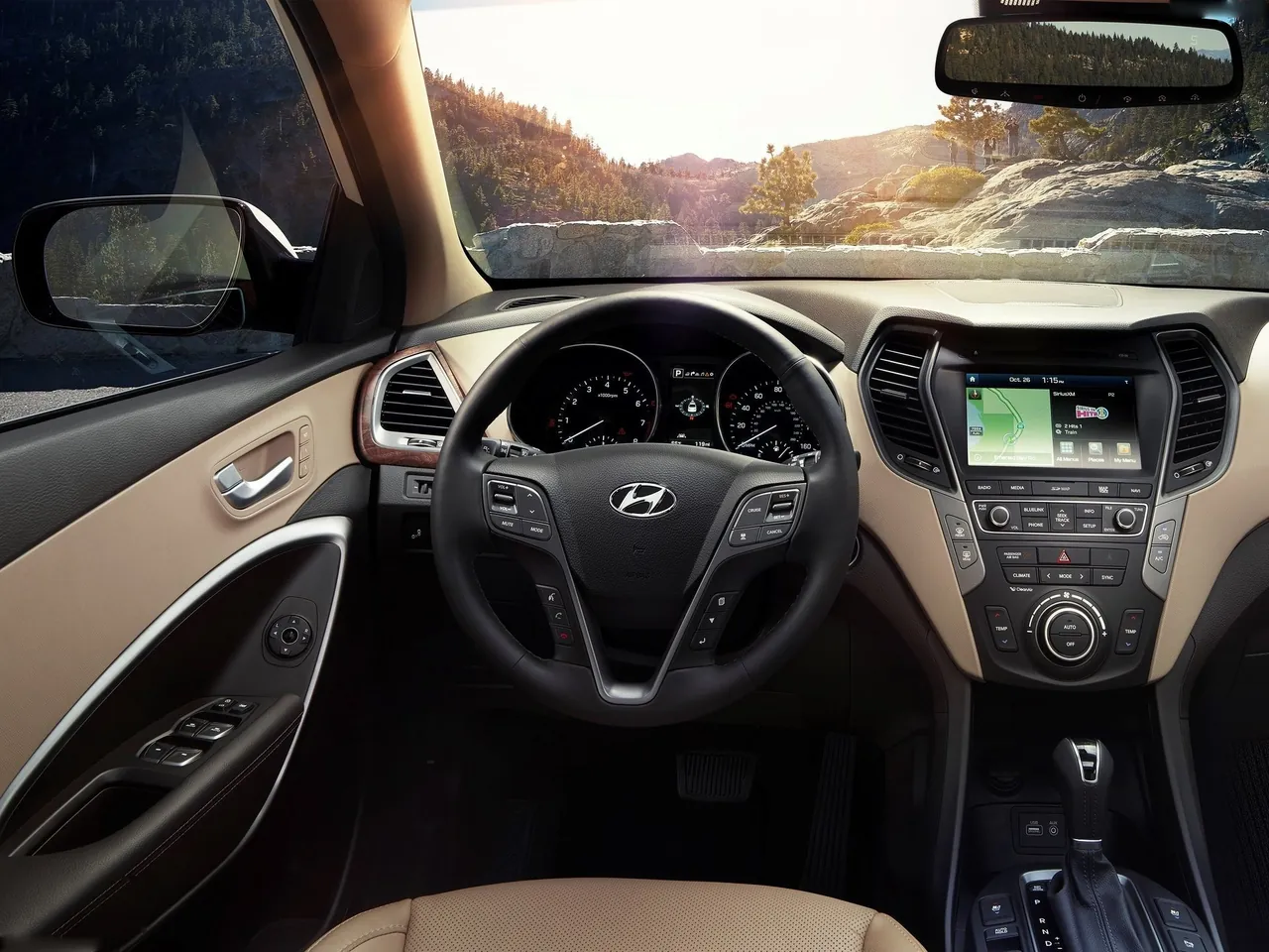 Hyundai Santa Fe (2017) – interiér