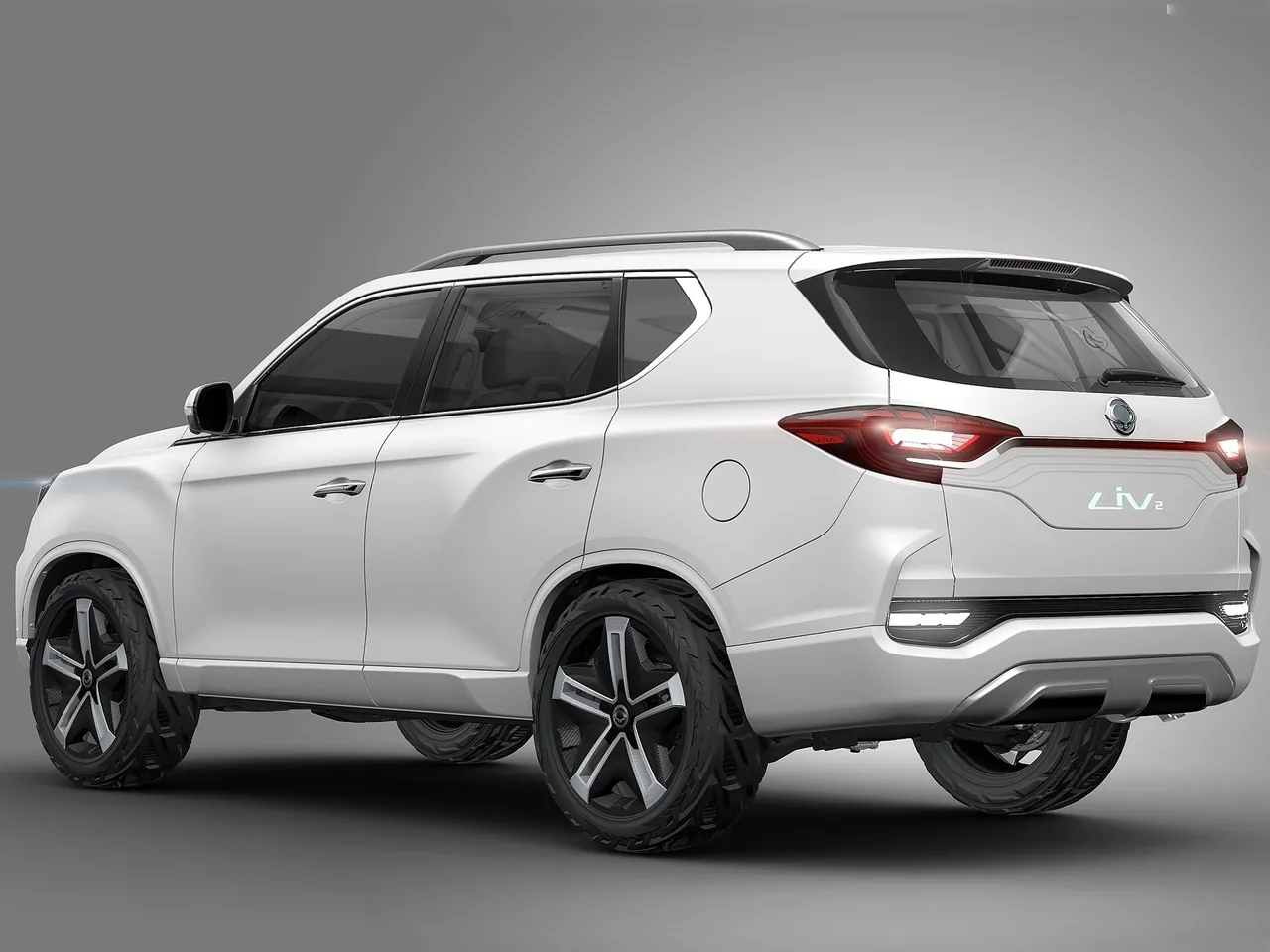 SsangYong LIV-2 Concept (2016) – zadní tříčtvrteční pohled