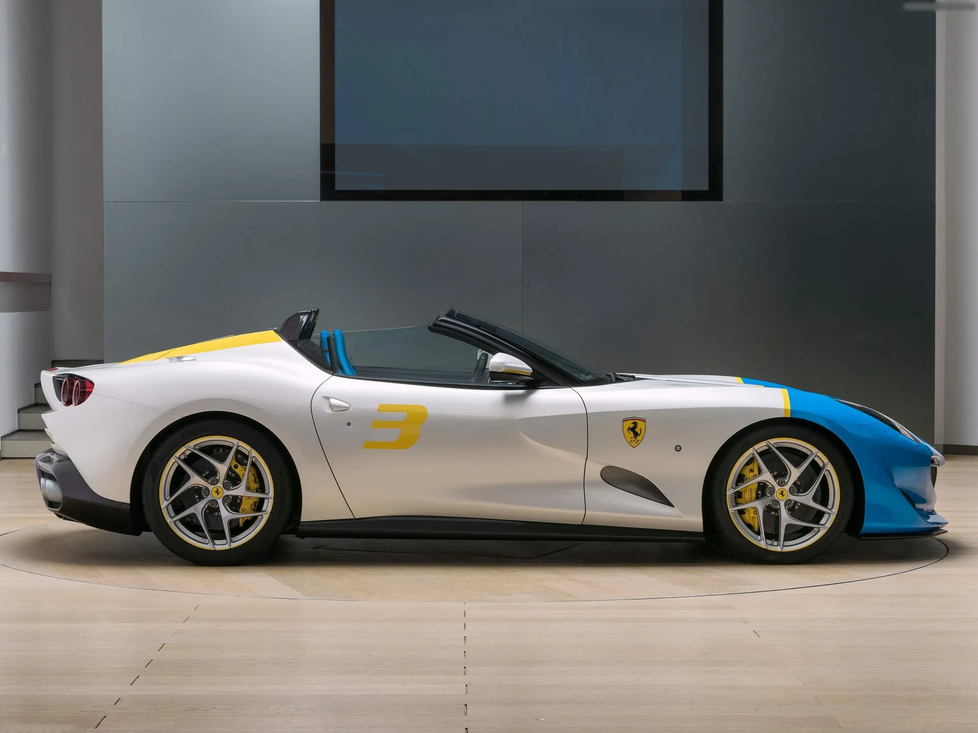 Ferrari SP3JC (2018) - Side Profile