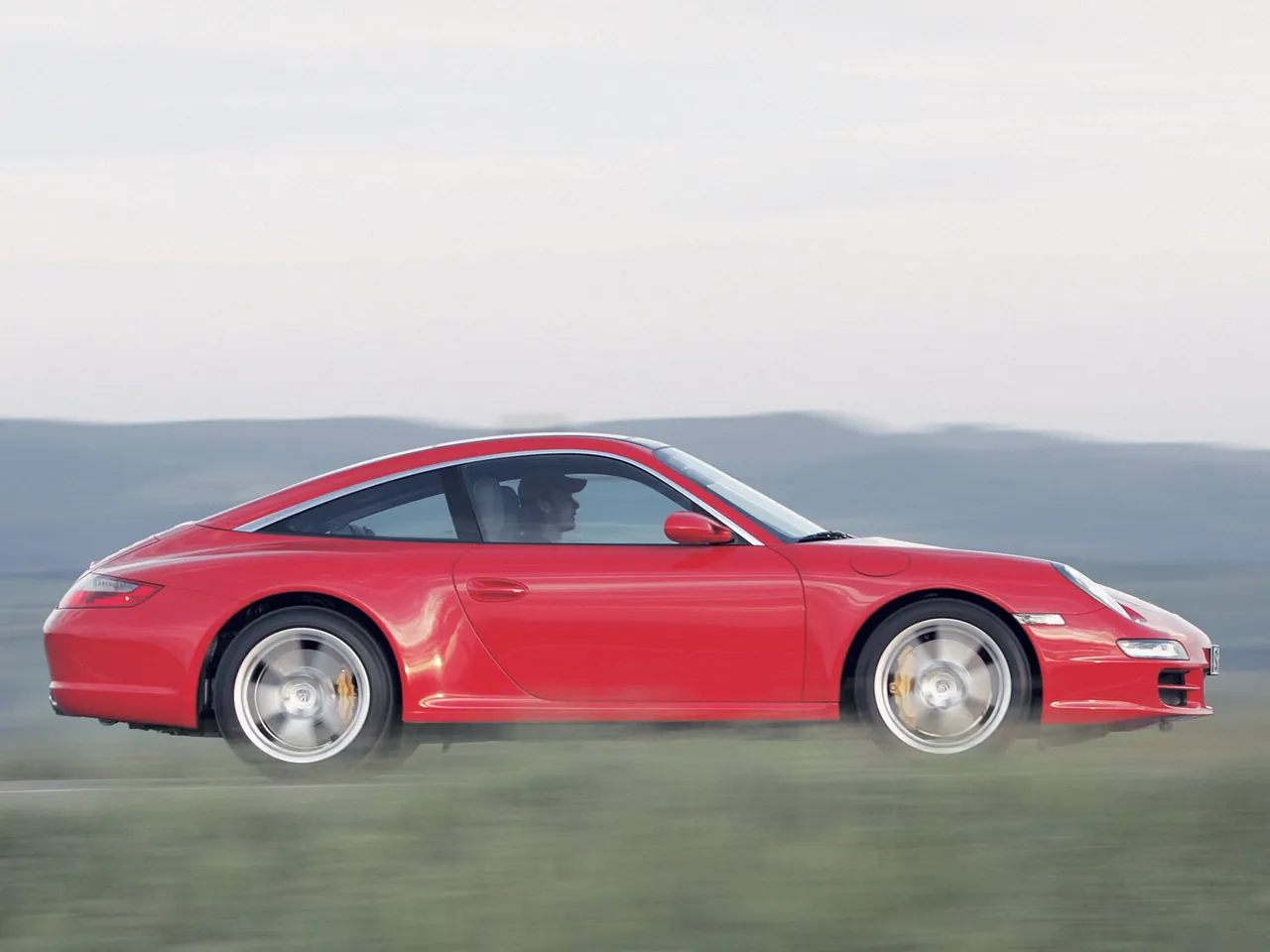 Porsche 911 Targa 4 (2007) - Side Profile