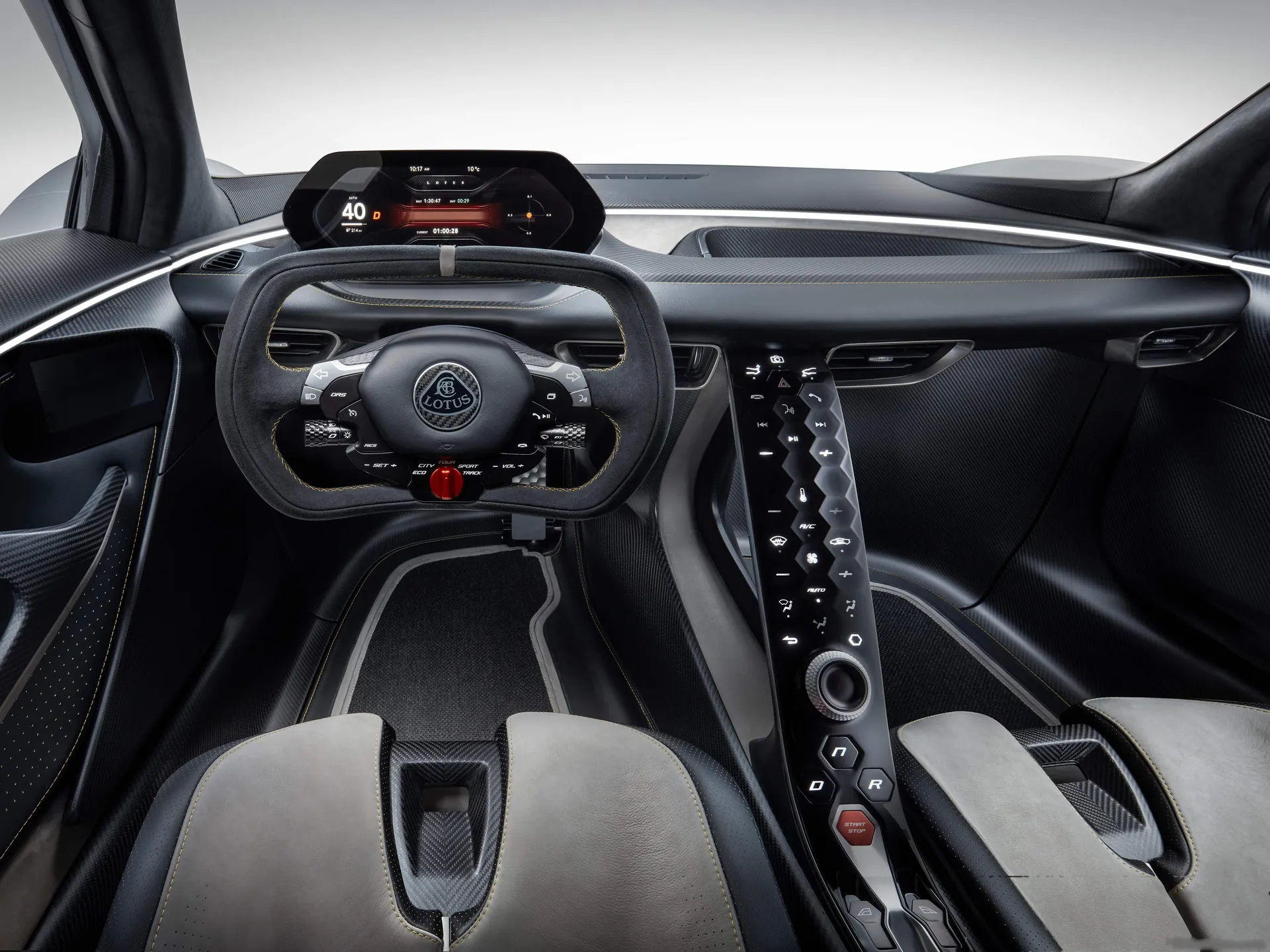 Lotus Evija (2020) – interiér