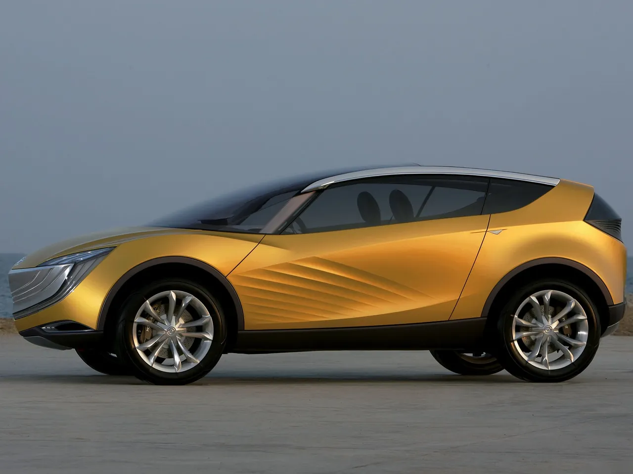Mazda Hakaze Concept (2007) – boční profil