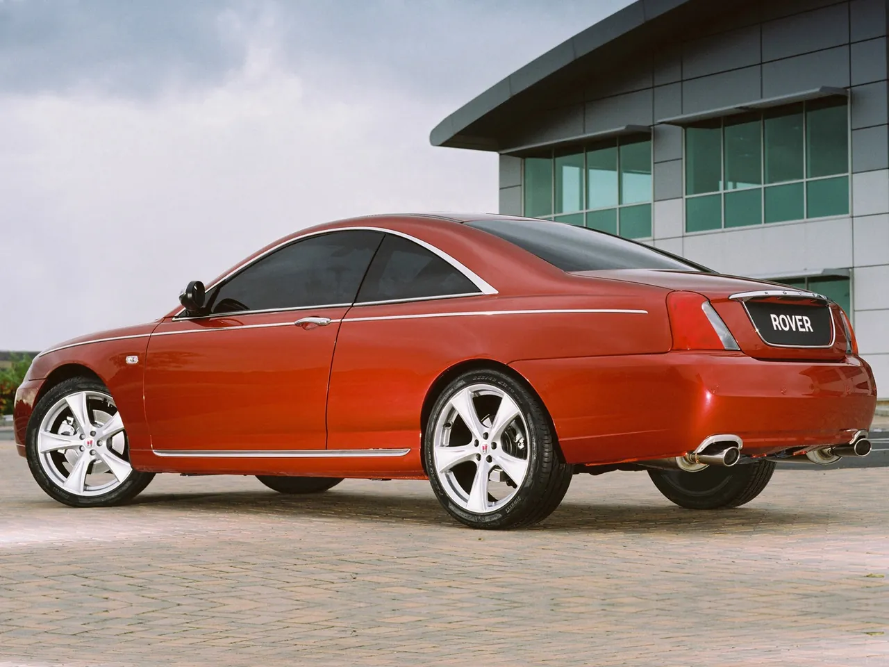 Rover 75 Coupe Concept (2004) – zadní tříčtvrteční pohled