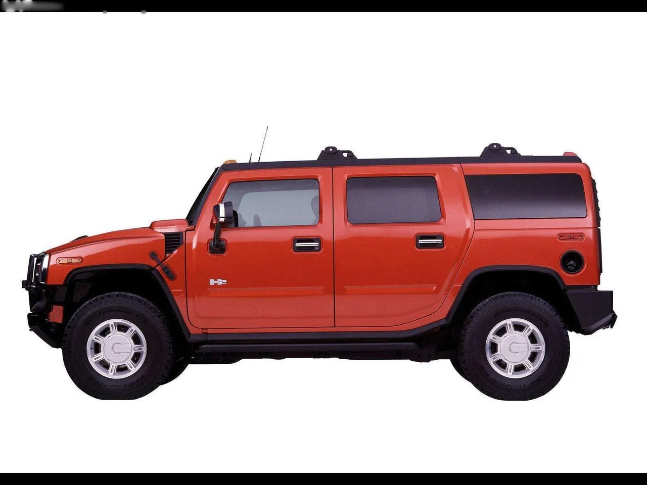 Hummer H2 SUV (2003) – boční profil