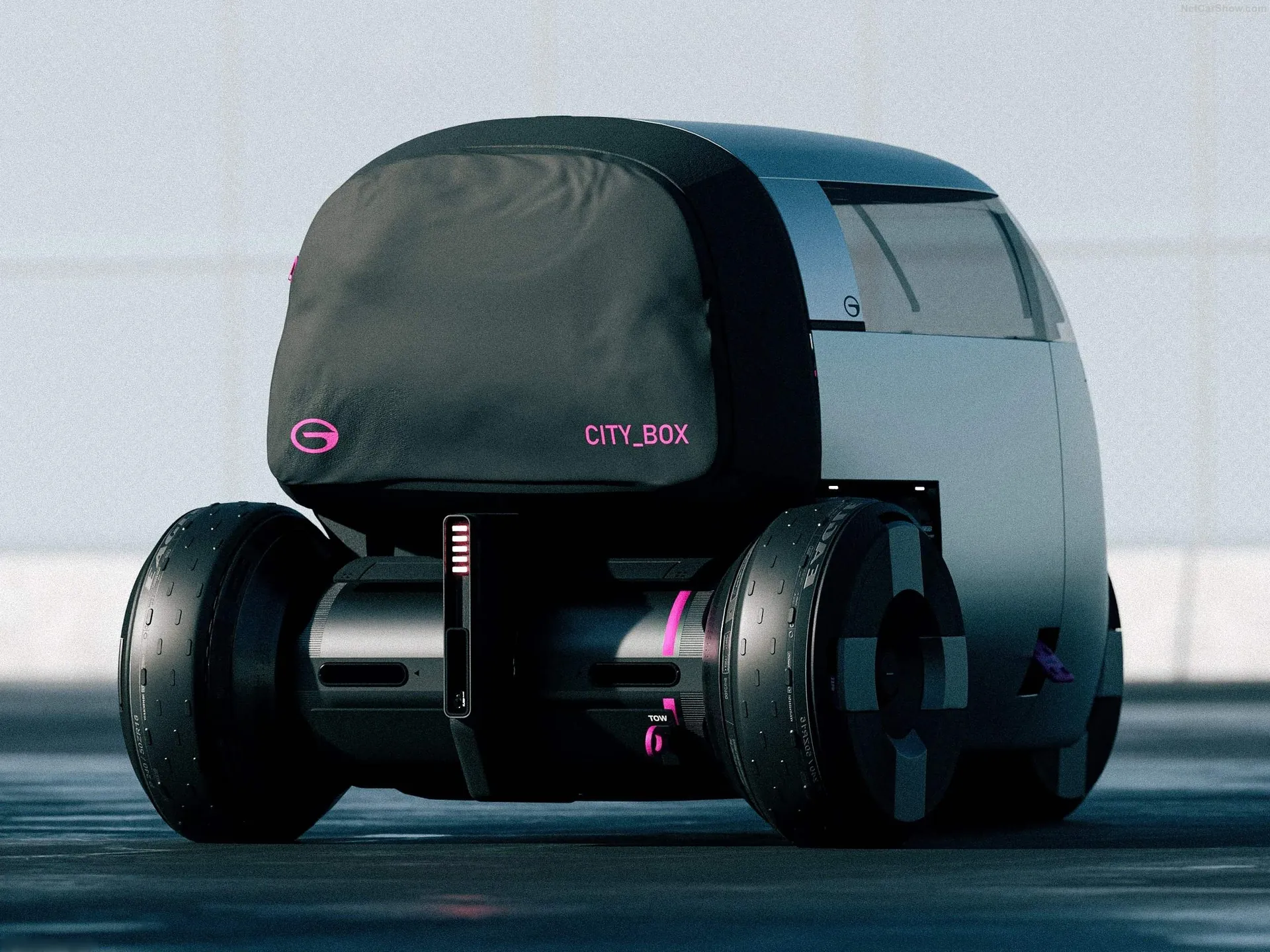 GAC City Box Concept (2024) – zadní tříčtvrteční pohled