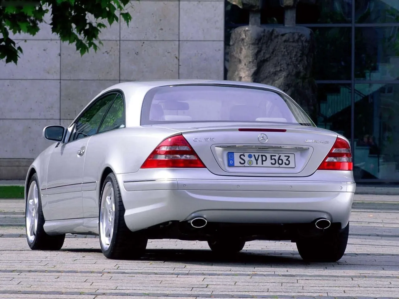 Mercedes-Benz CL55 AMG (2000) - Rear Three-Quarter